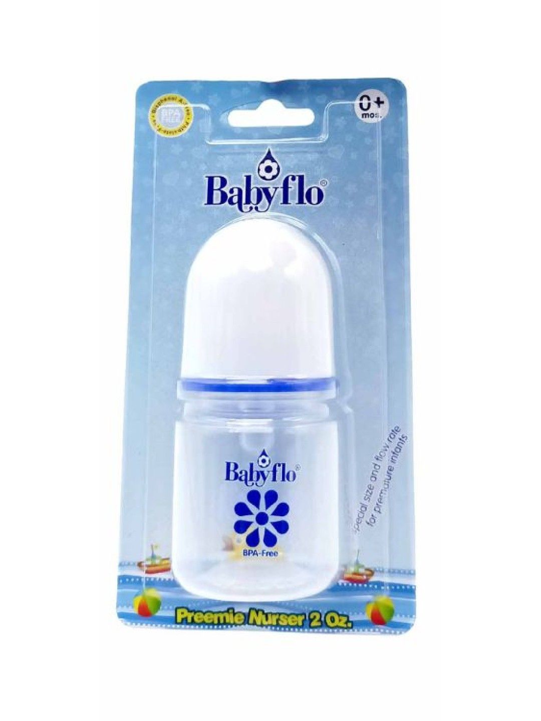 Babyflo Feeding Bottle Preemie Nurser (2oz)