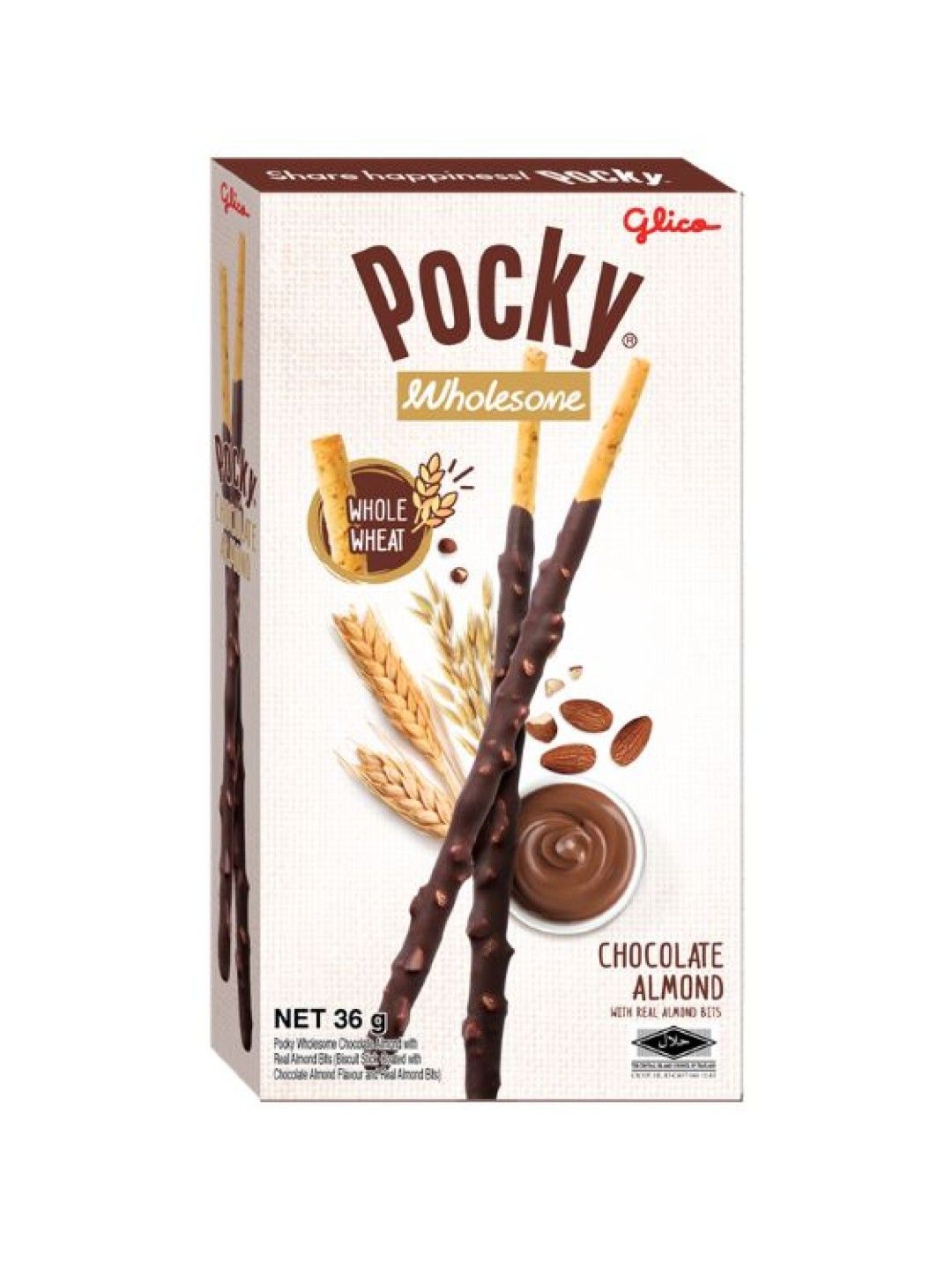 Pocky Wholesome Chocolate Almonds Biscuit Sticks (No Color- Image 1)