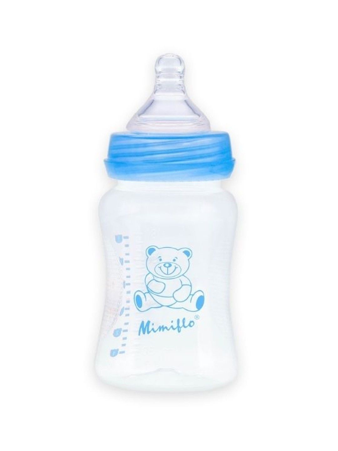 Mimiflo Wide Neck Feeding Bottle PP De Luxe 6 oz. (Blue- Image 1)