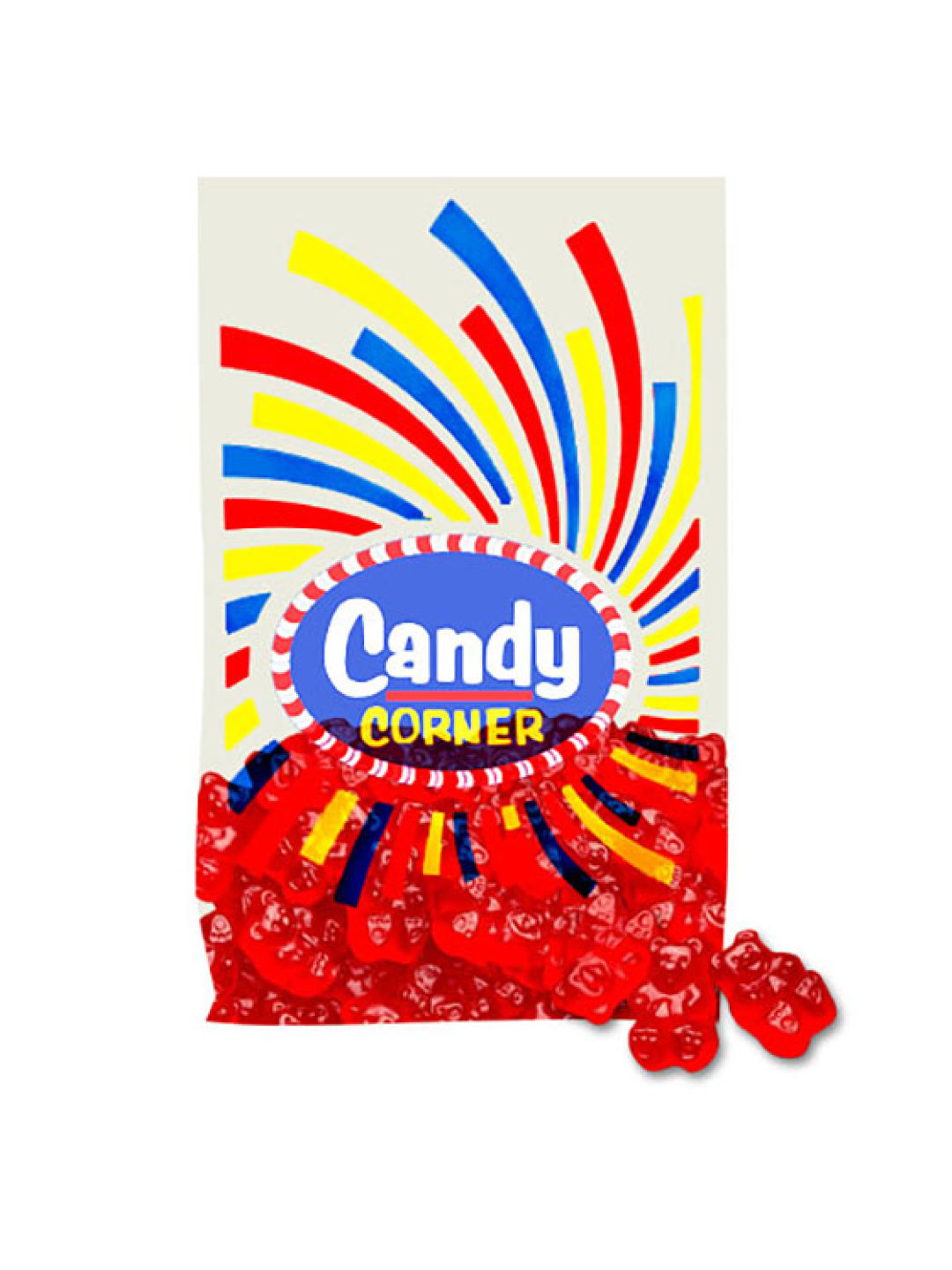 Albanese Candy Corner Wild Cherry Gummy Bears (300g)