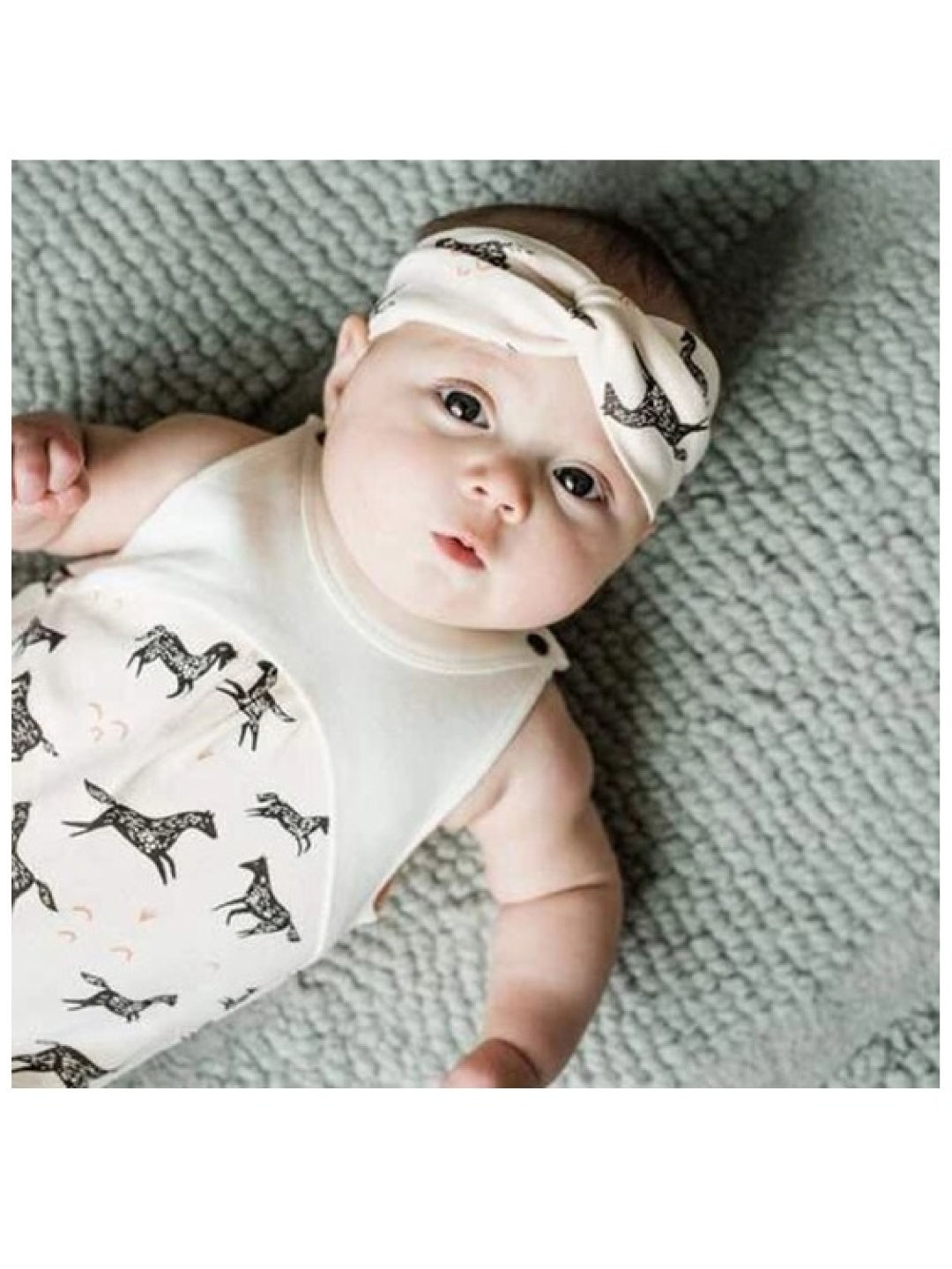 Finn + Emma Wild Horses Collection Romper (No Color- Image 3)