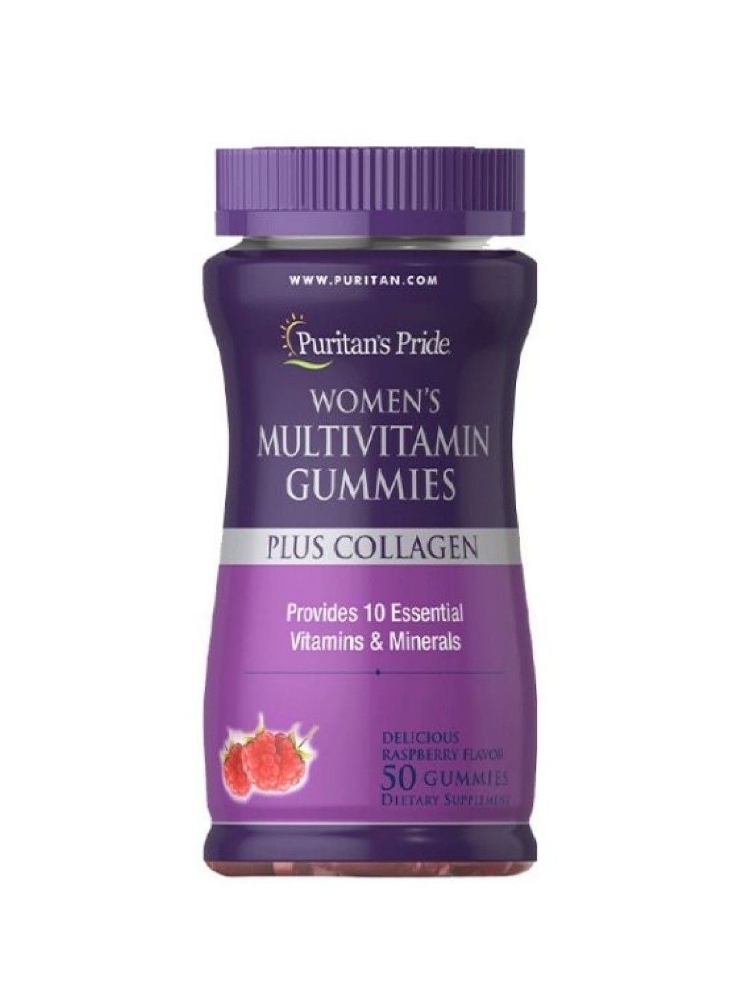 Puritan's Pride Women’s Multivitamin Gummies Plus Collagen (50 gummies) (No Color- Image 1)