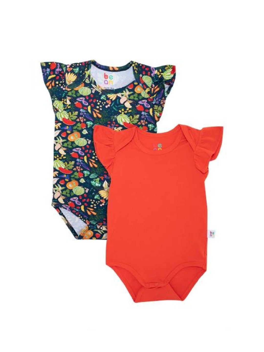 bean fashion Wonder Playsuits 2-Piece Alessa Lanot Fruit Salad Swirl Onesie Set (No Color- Image 2)