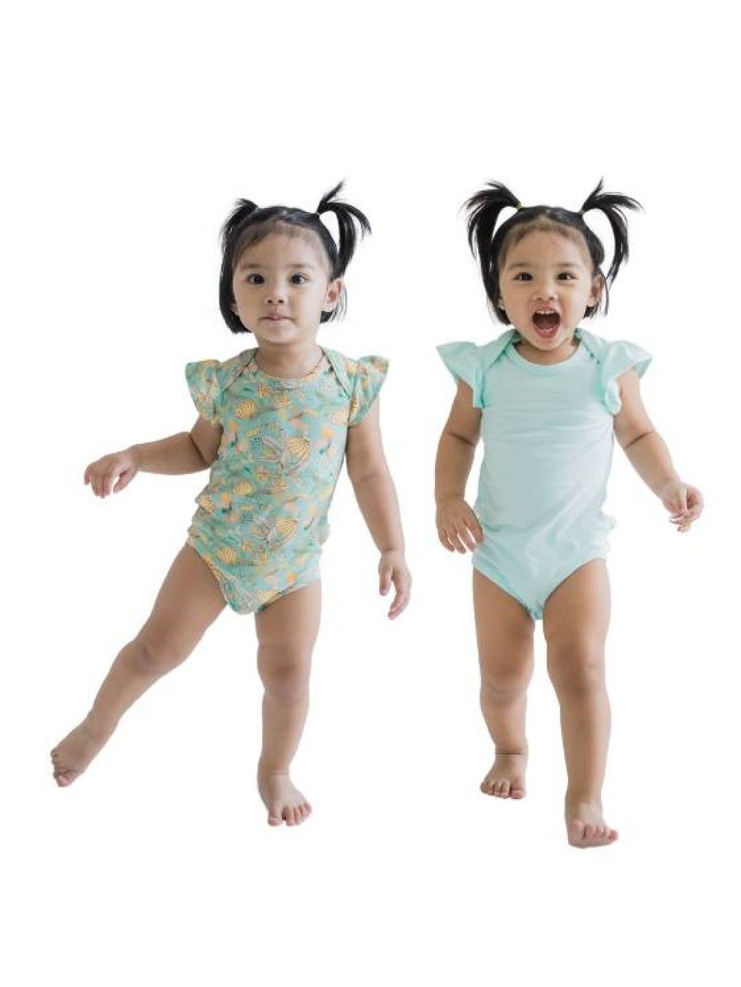 bean fashion Wonder Playsuits 2-Piece Alessa Lanot Saging Fruity Swirl Onesie Set (No Color- Image 3)