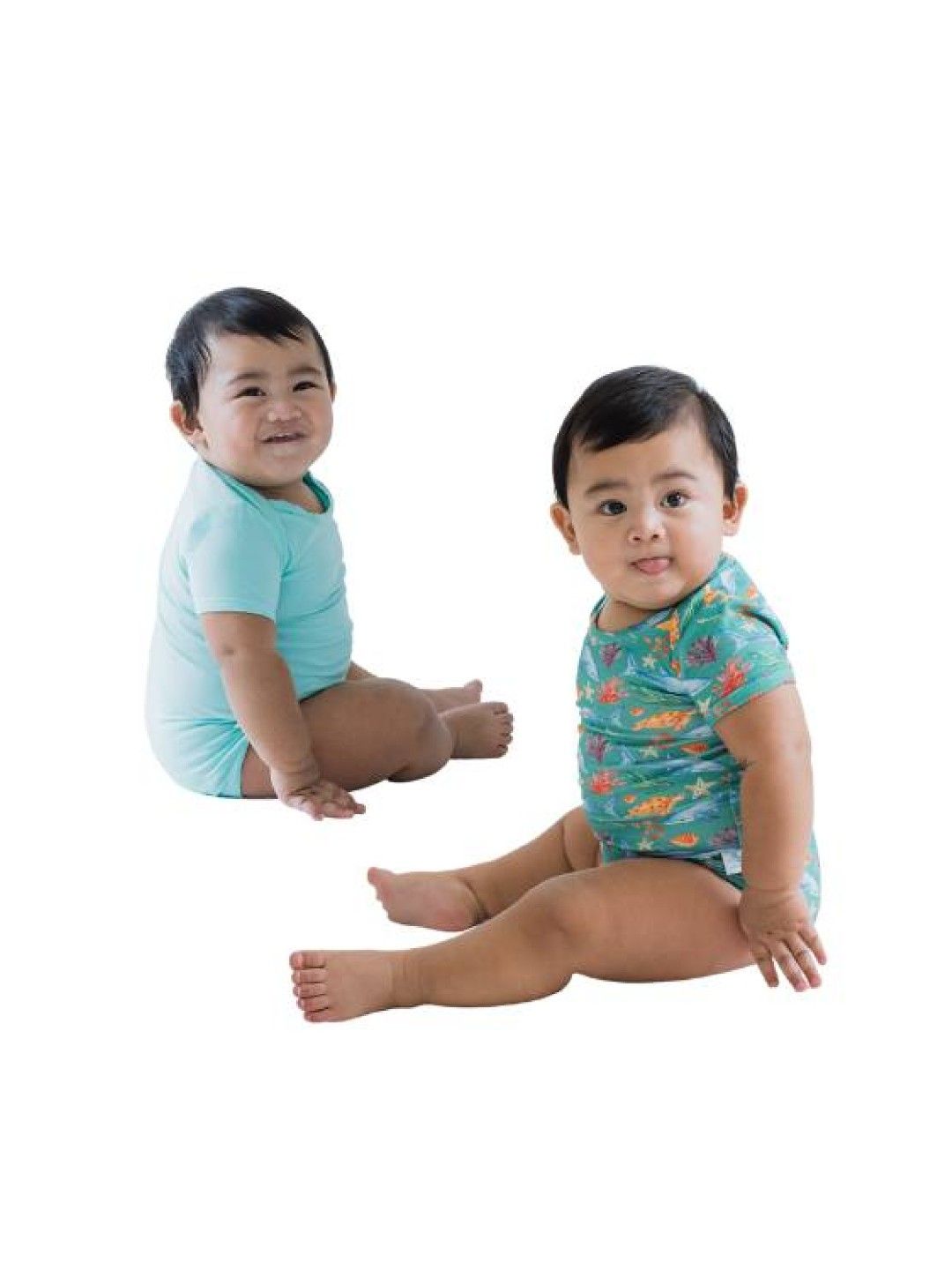 bean fashion Wonder Playsuits 2-Piece Anina Rubio Shark Laiya Shortsleeves Onesie Set (No Color- Image 1)