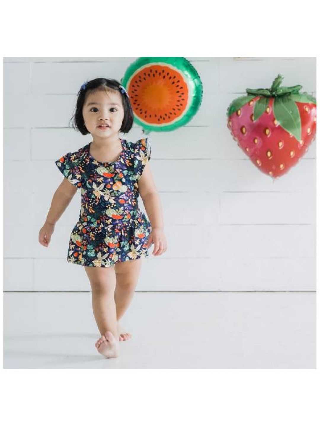bean fashion Wonder Playsuits Alessa Lanot Fruit Salad Berry Blast Onesie Dress (No Color- Image 1)