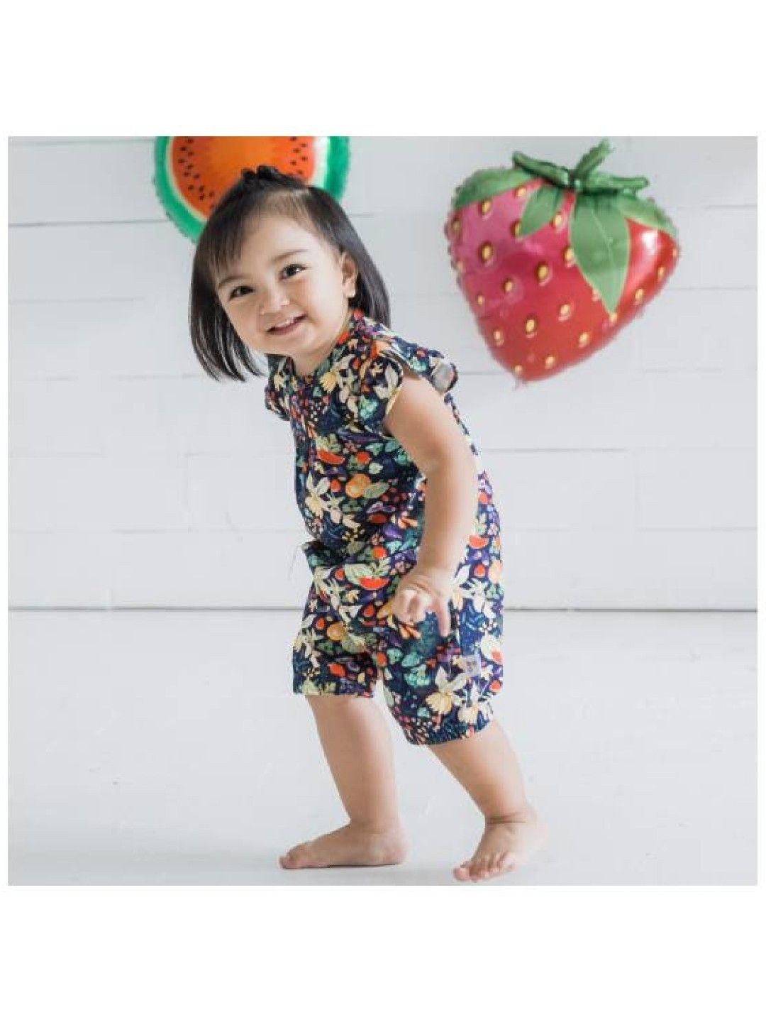 bean fashion Wonder Playsuits Alessa Lanot Fruit Salad Flutter Sleeves Romper (No Color- Image 3)