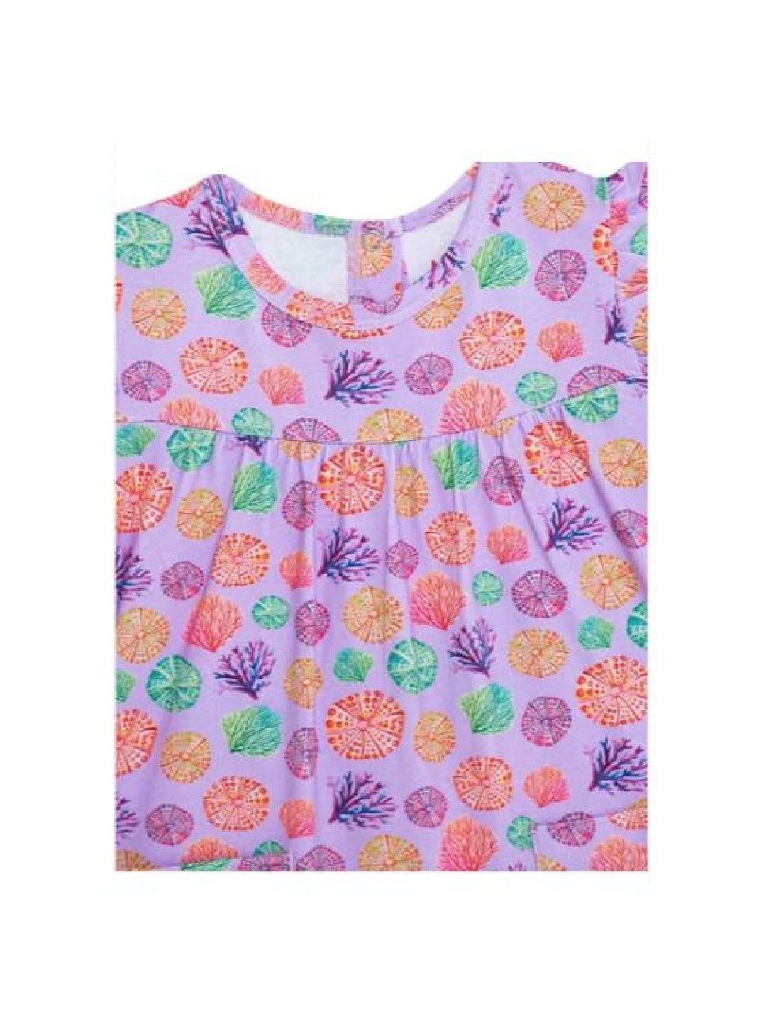 bean fashion Wonder Playsuits Anina Rubio Coral Palaui Flutter Sleeves Romper (Multicolor- Image 3)
