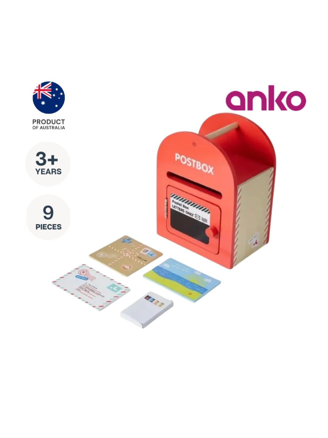 Anko Wooden Post Box