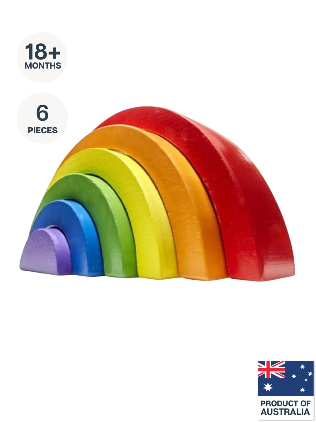 Anko Wooden Rainbow (No Color- Image 1)