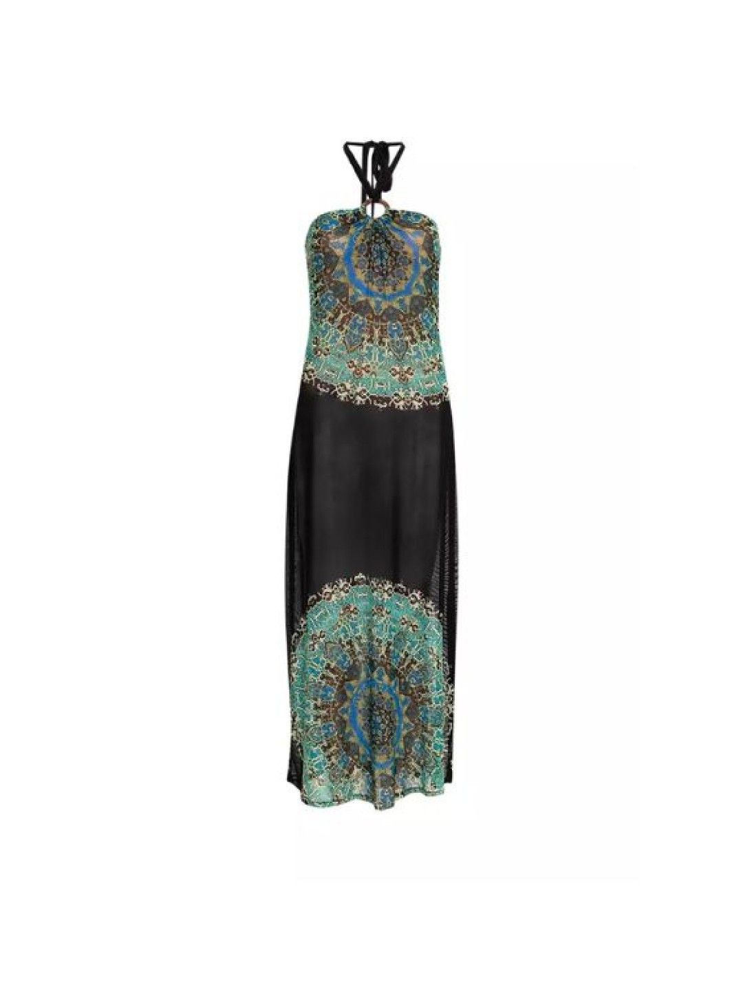 Eve's Chic Wren Sheer Cover Up Maxi Dress (Black- Image 4)
