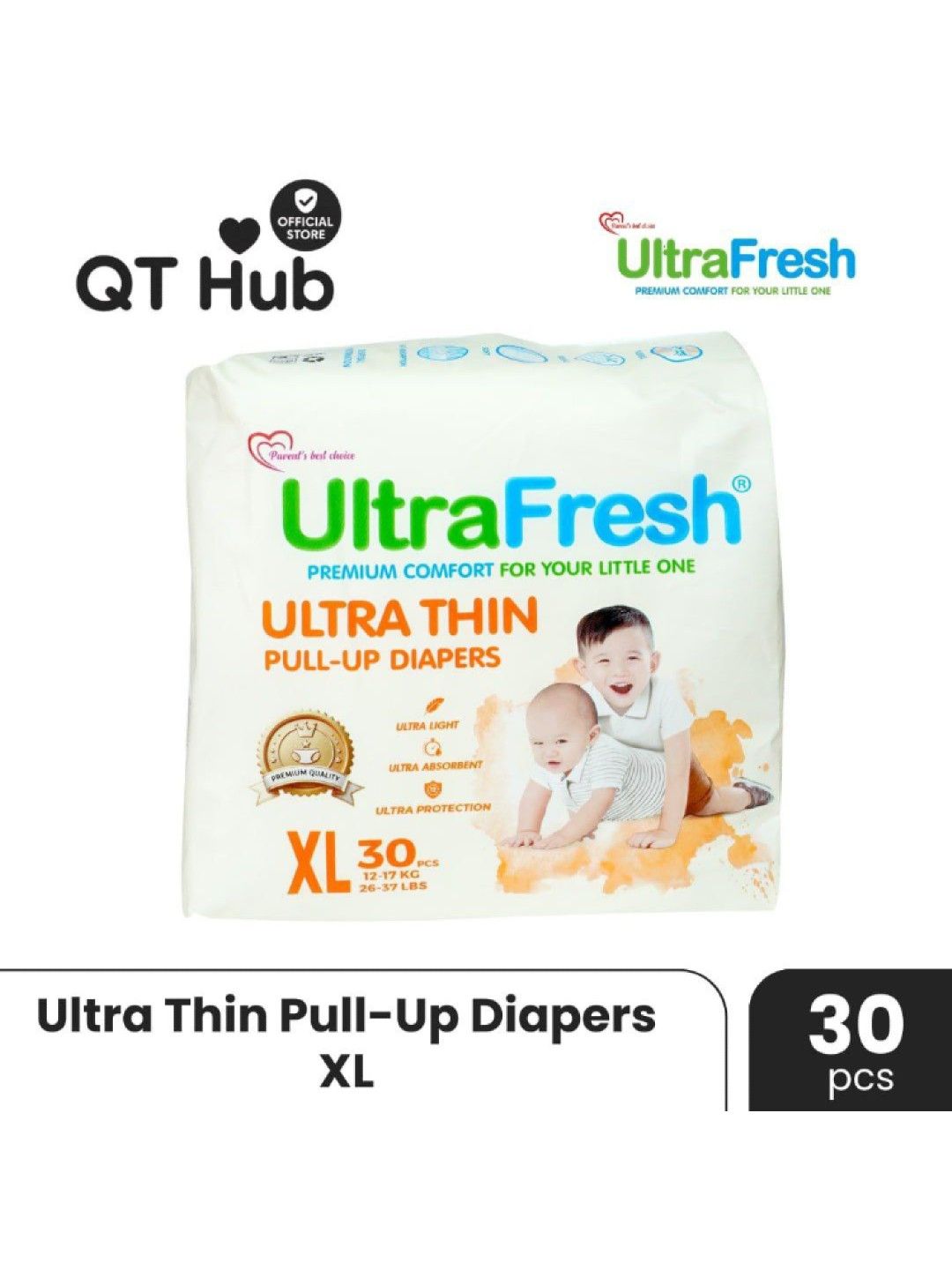 Ultrafresh Ultrafresh Pull-Up Diapers XL 30pcs (No Color- Image 2)