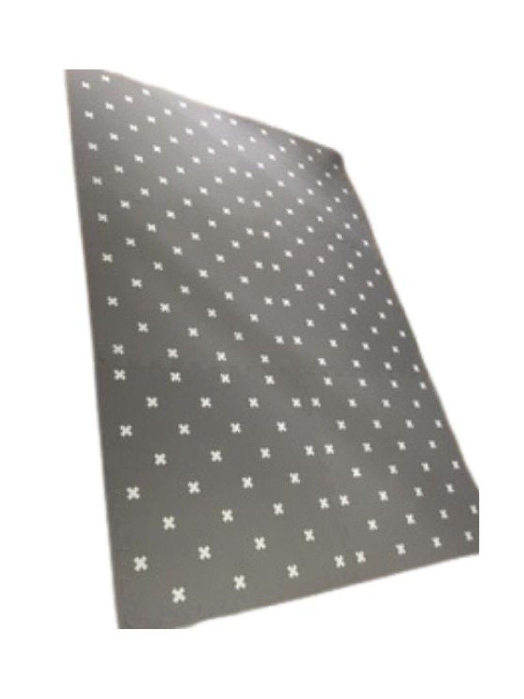 Haenim Grey with White Cross XL Geo Mat (No Color- Image 1)