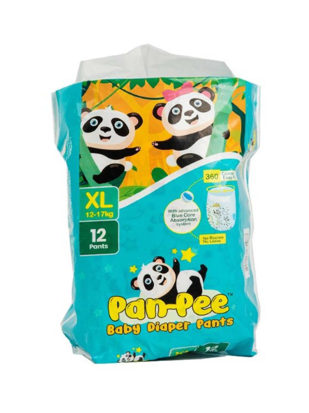 PanPee Baby Diaper Pants - XL (12pcs) (No Color- Image 1)