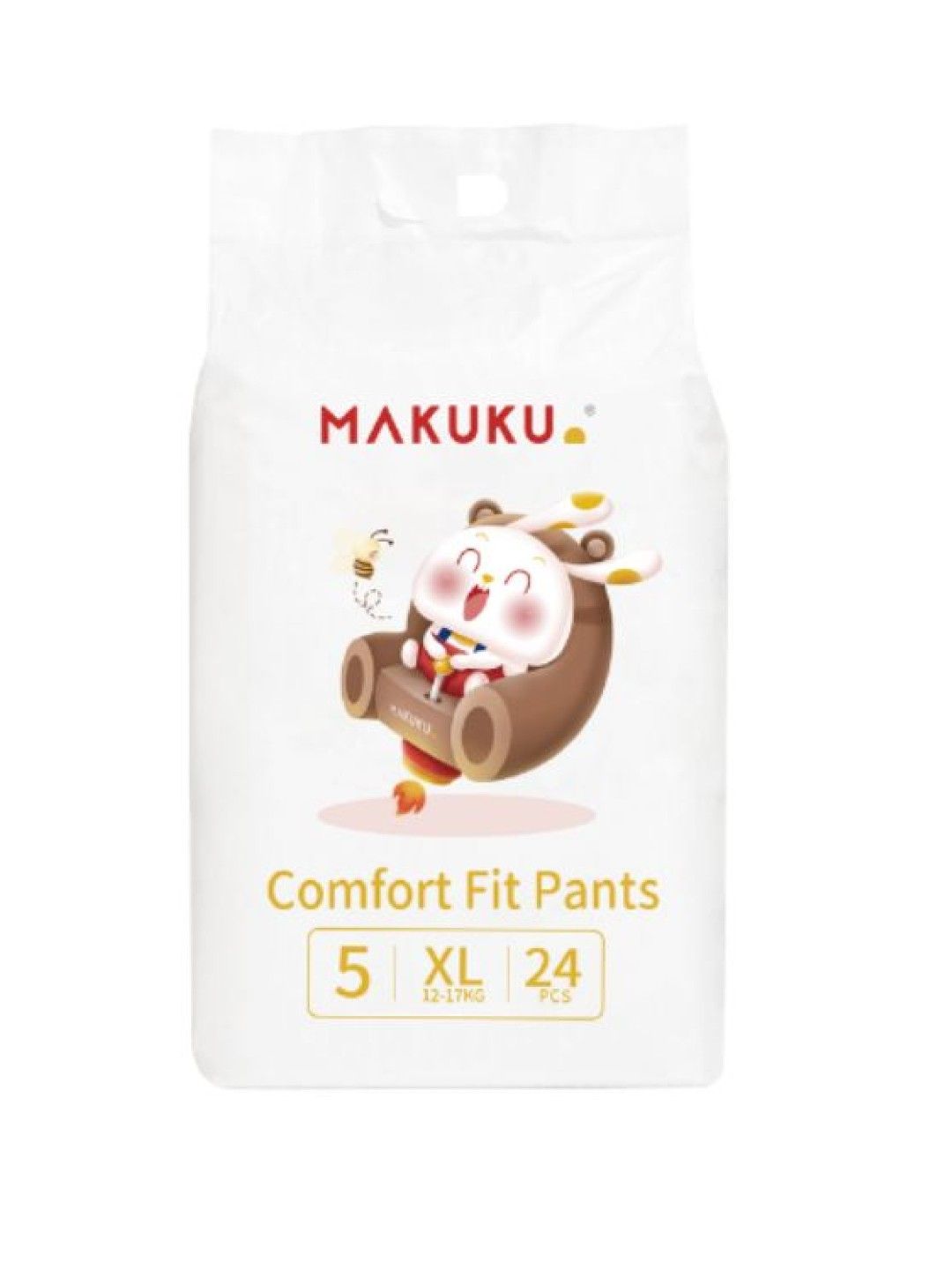 Makuku Baby Soft and Breathable Comfort Fit Diaper Pants, XL (24s)