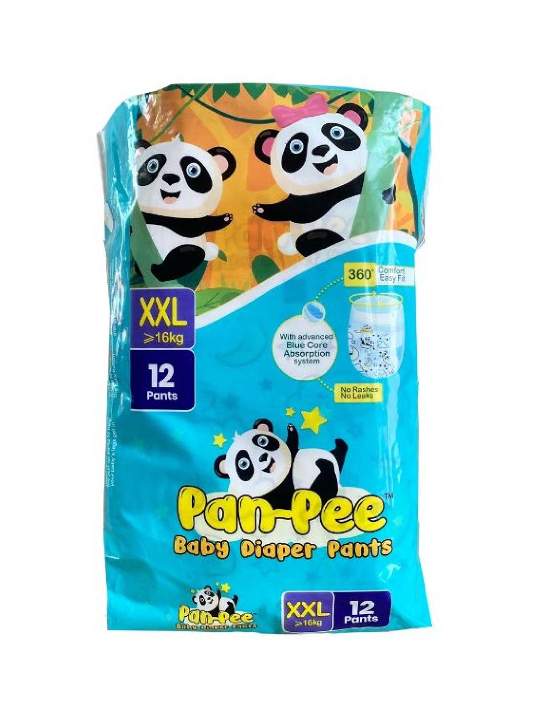 PanPee Baby Diaper Pants - XXL (12 pcs)