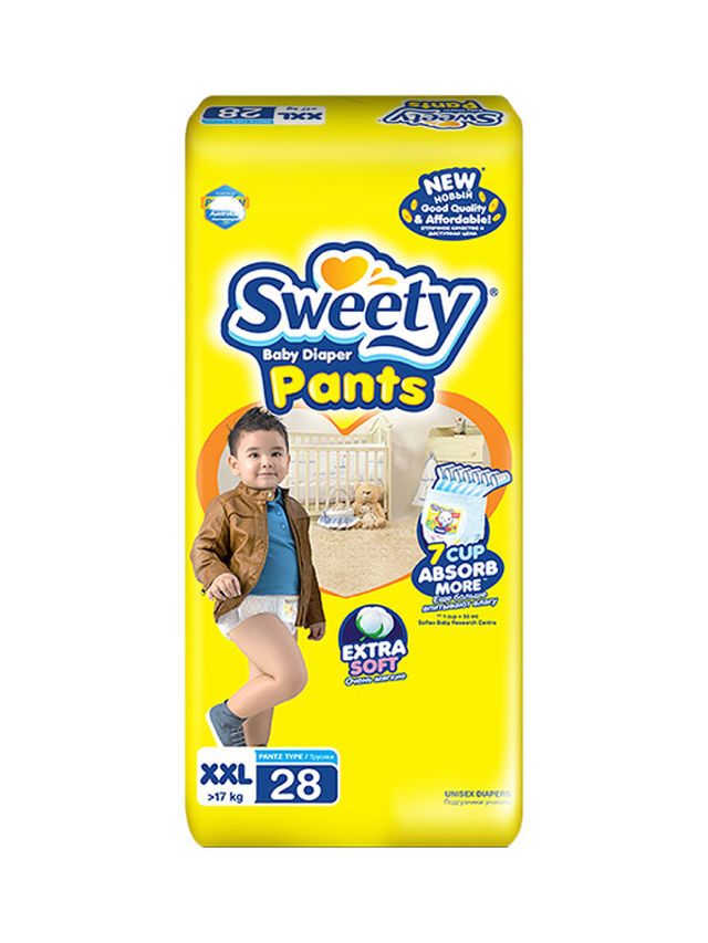Sweety Bronze Diaper Pants XXL (28 pcs) edamama