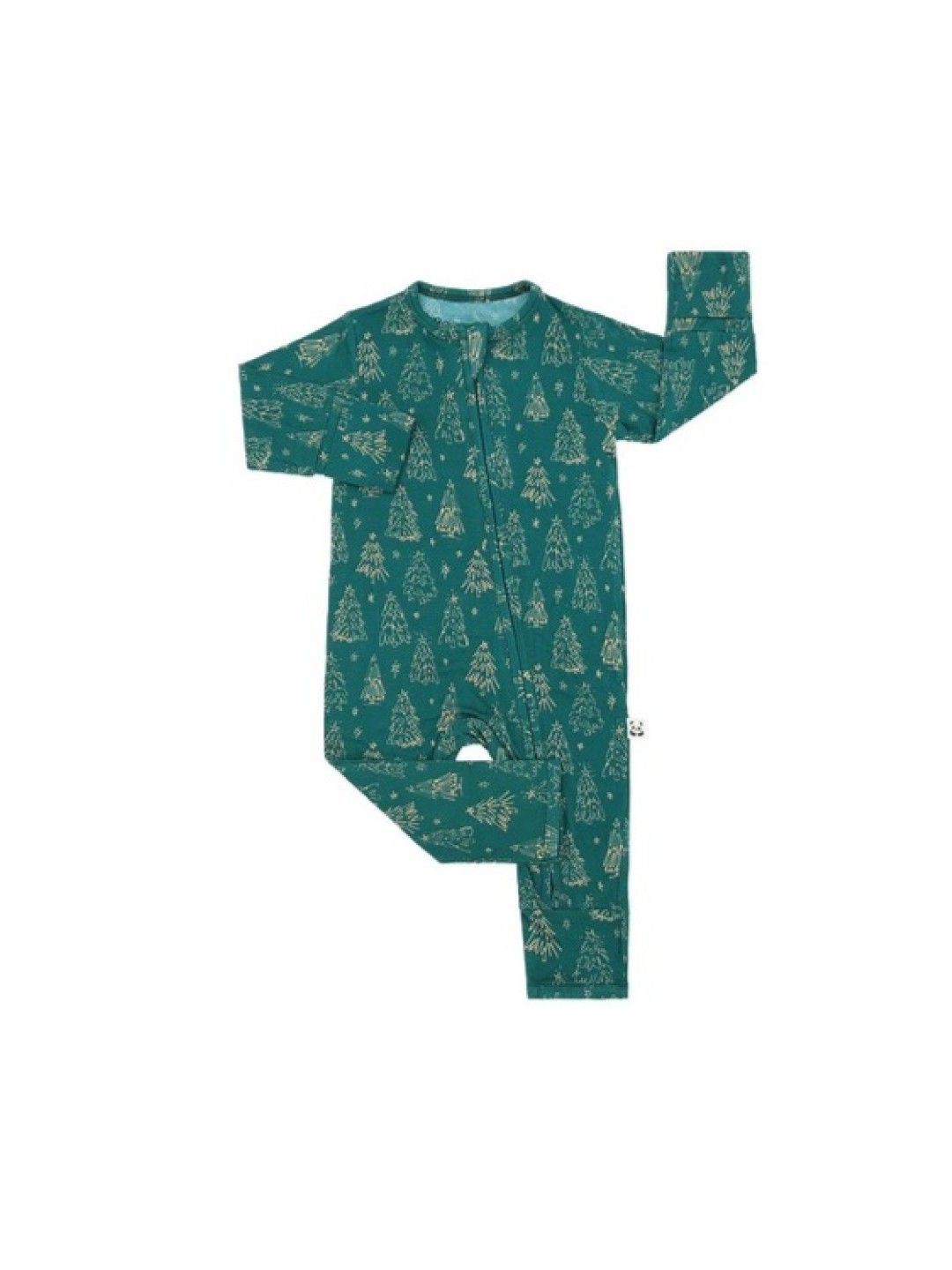Bamberry Baby Zippered Romper-Christmas 2024 (Xmas Tree Print- Image 1)