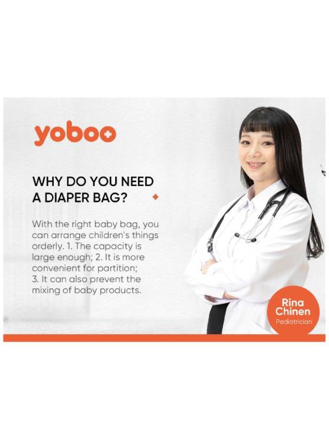 Yoboo Diaper Bag (No Color- Image 2)