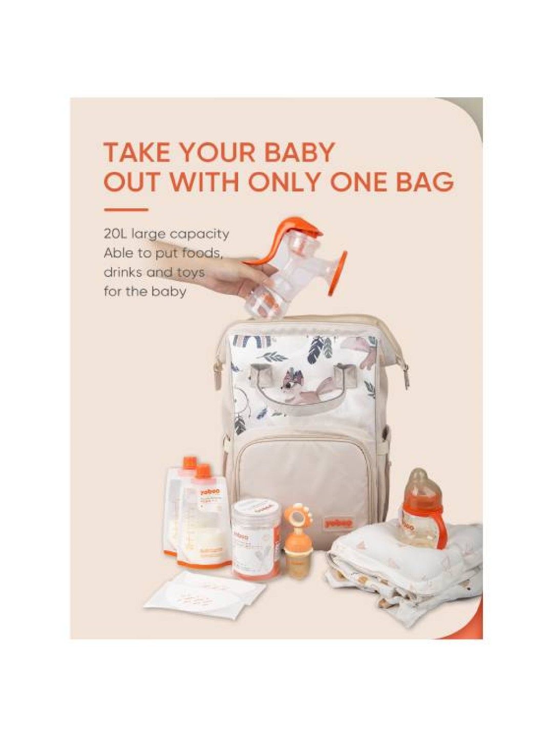 Yoboo Diaper Bag (No Color- Image 3)