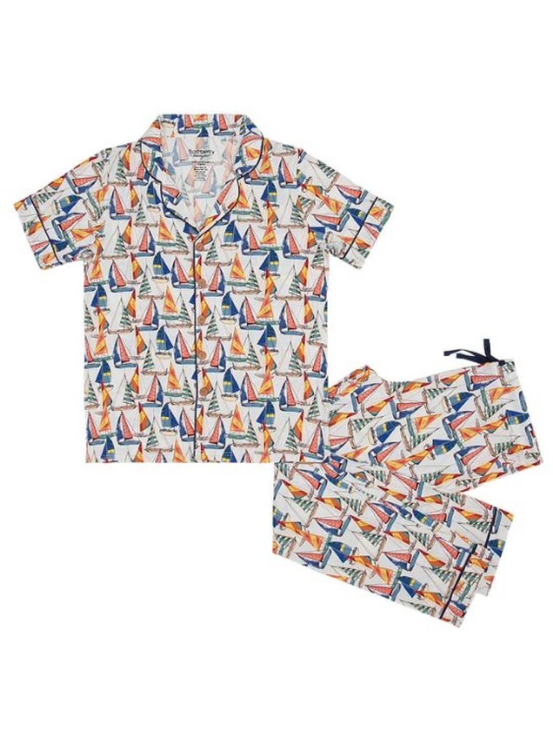 Bamberry Baby Mom and Kids Gift Box Bundle - Yacht (XL Adult Pajama Set) (No Color- Image 2)