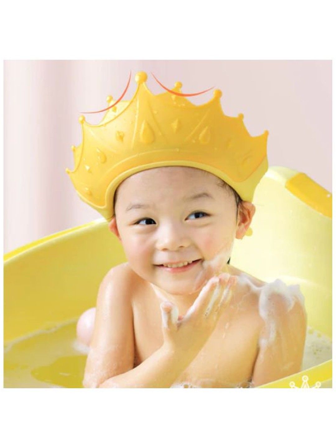 BabyPro Adjustable Shower Hair Cap for Babies (Yellow- Image 2)