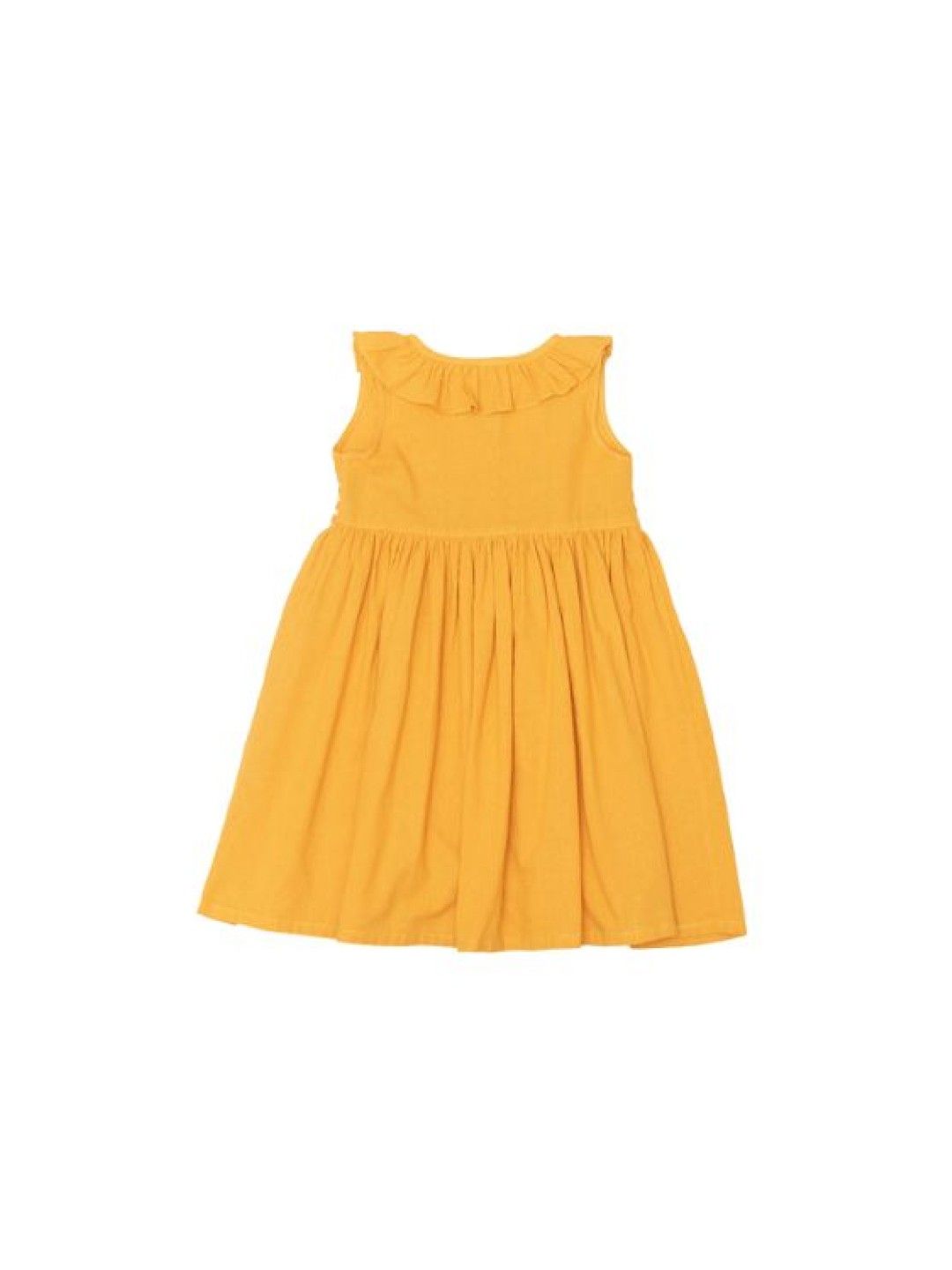 bean fashion Whimsical Wonders Sara Sleeveless Dress with Hat (Mustard- Image 3)