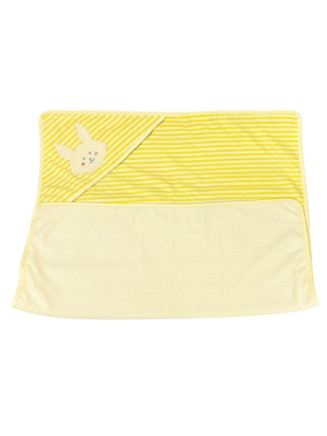 Soft Hugs Baby Blanket (Yellow Bunny Stripes- Image 2)