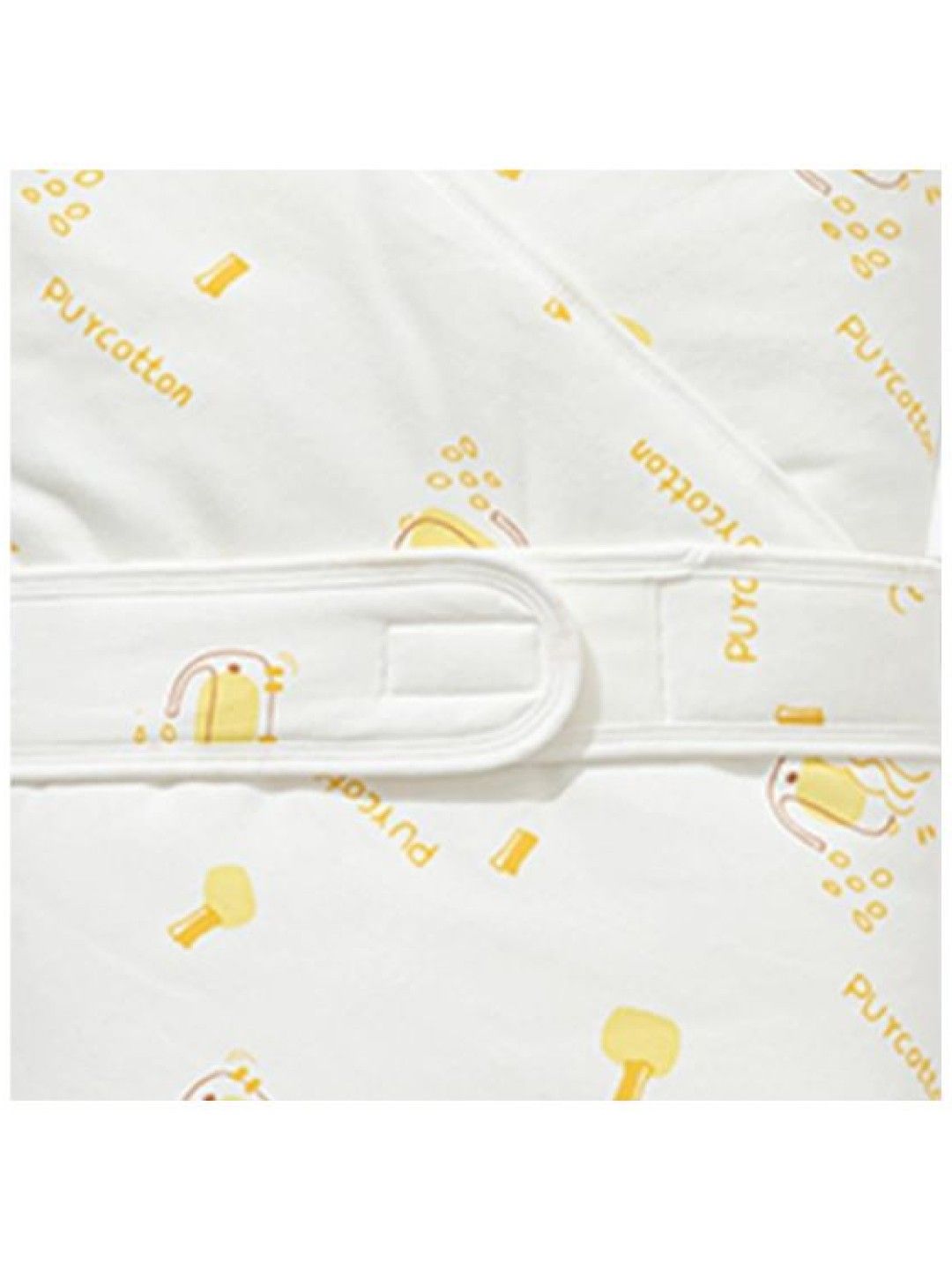 Purcotton Baby Swaddle (Yellow Elephant- Image 2)