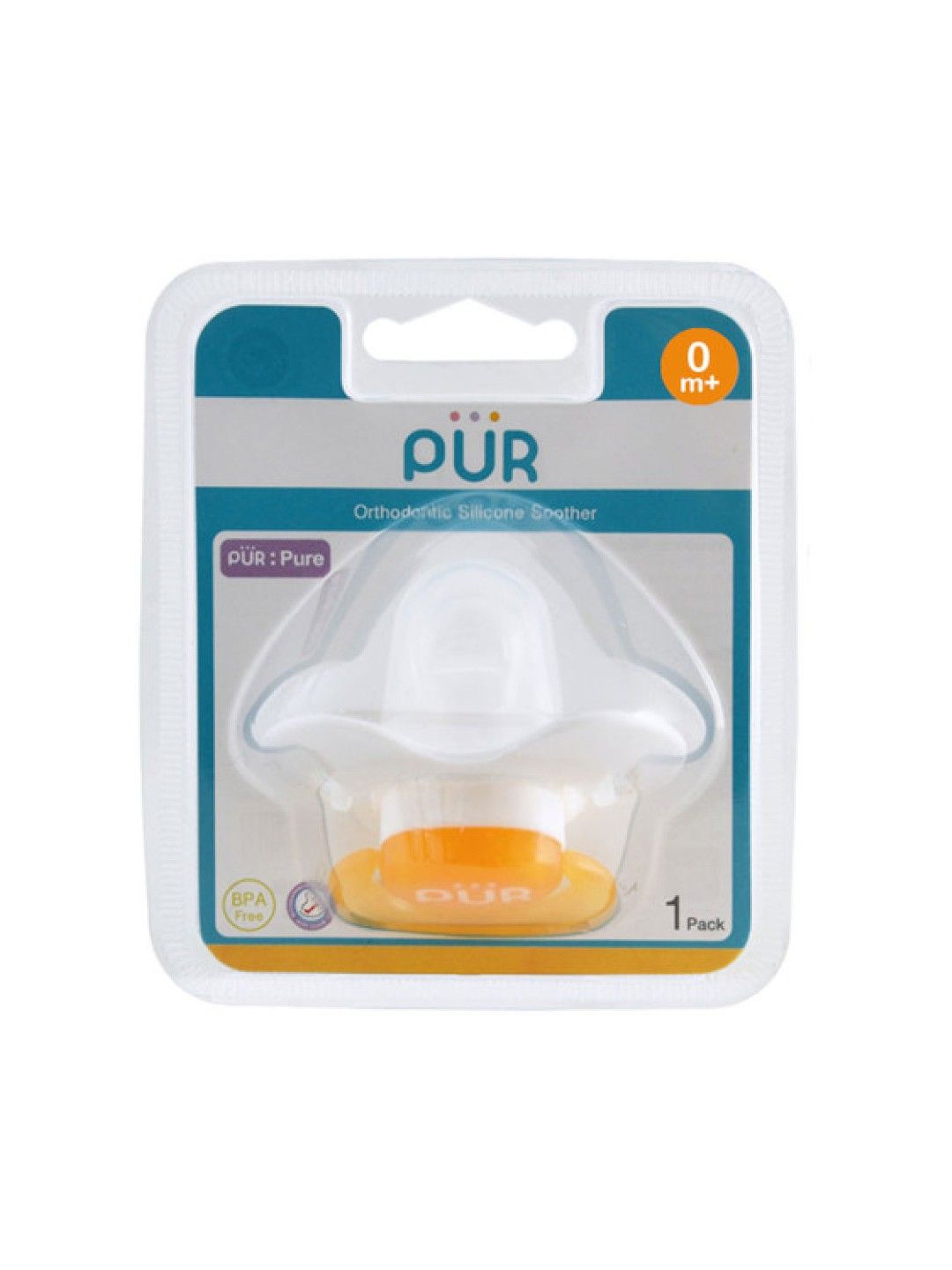 Pur Orthodontic Silicone Soother (0-3 months)