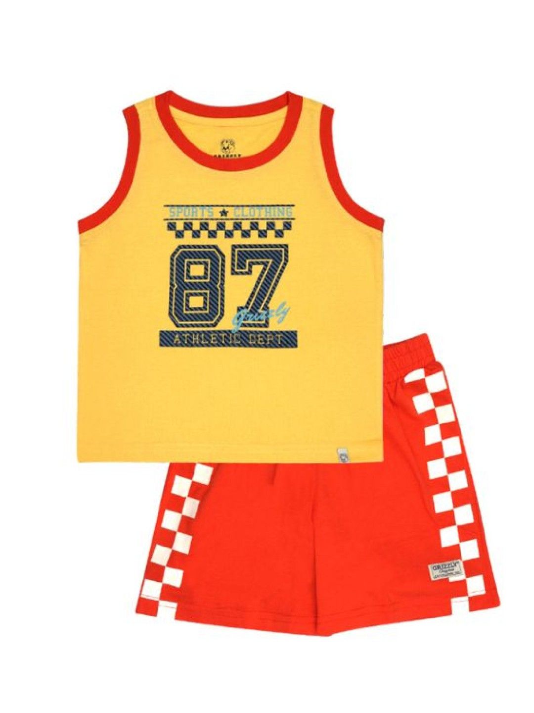 Grizzly Toddler Boys Muscle Shirt and Short Set edamama