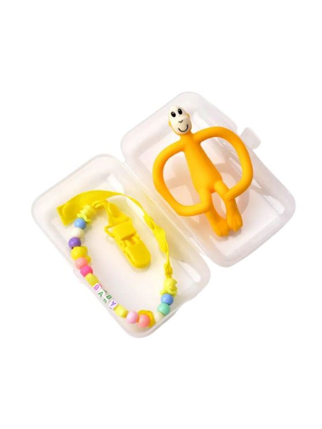 V-coool Silicone Monkey Teether with Case and Strap Anti-Slip Molar Pain Relief