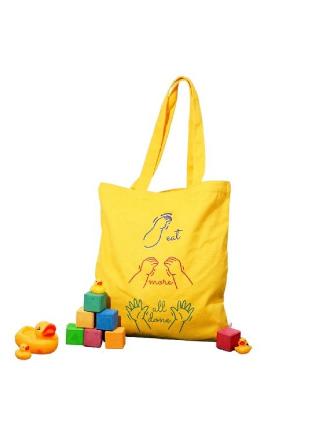 JulieBean Baby Sign Language Organic Cotton Tote Bag