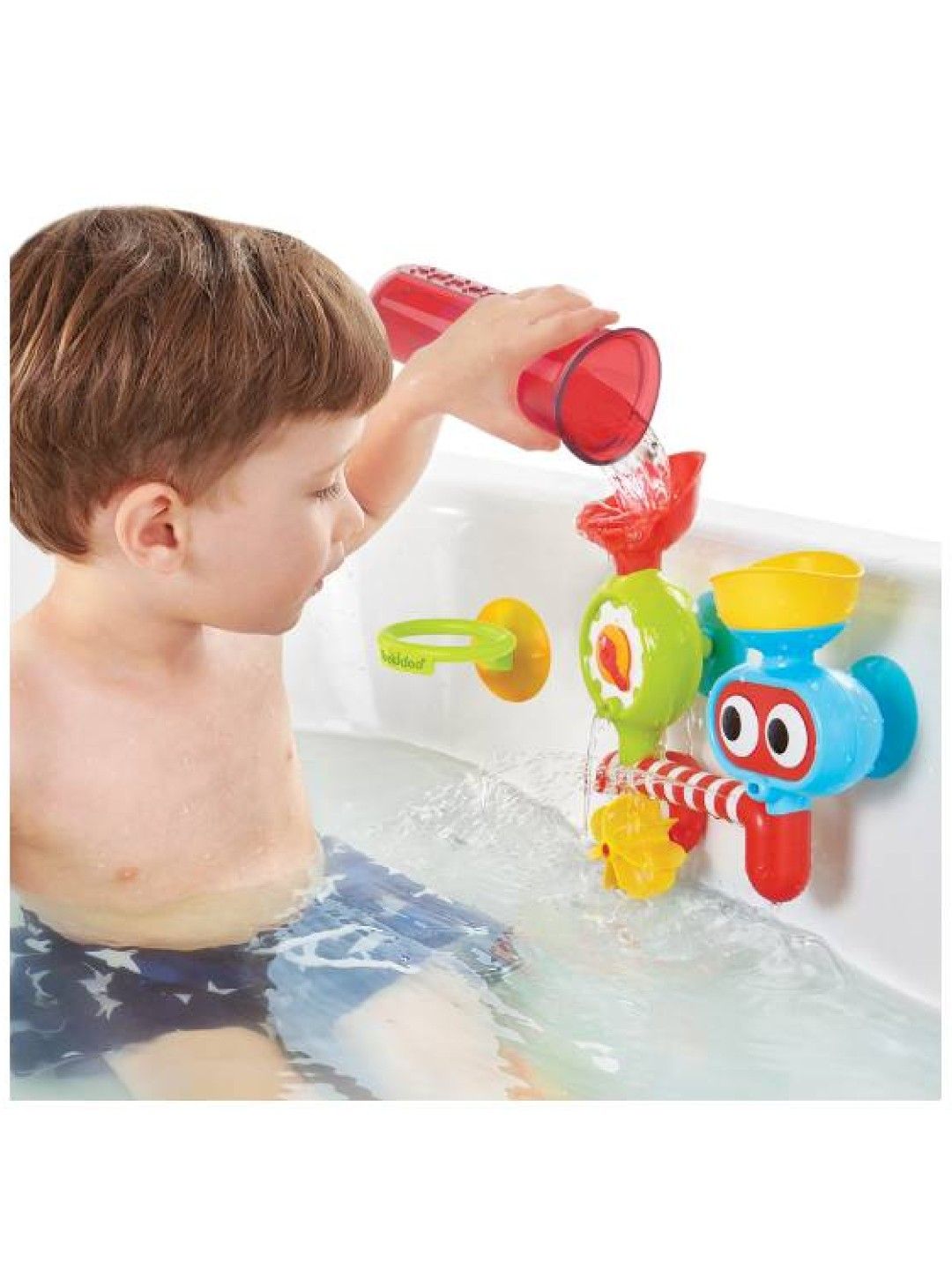 Yookidoo Spin N' Sprinkle - Bath Toy Water Lab (No Color- Image 2)