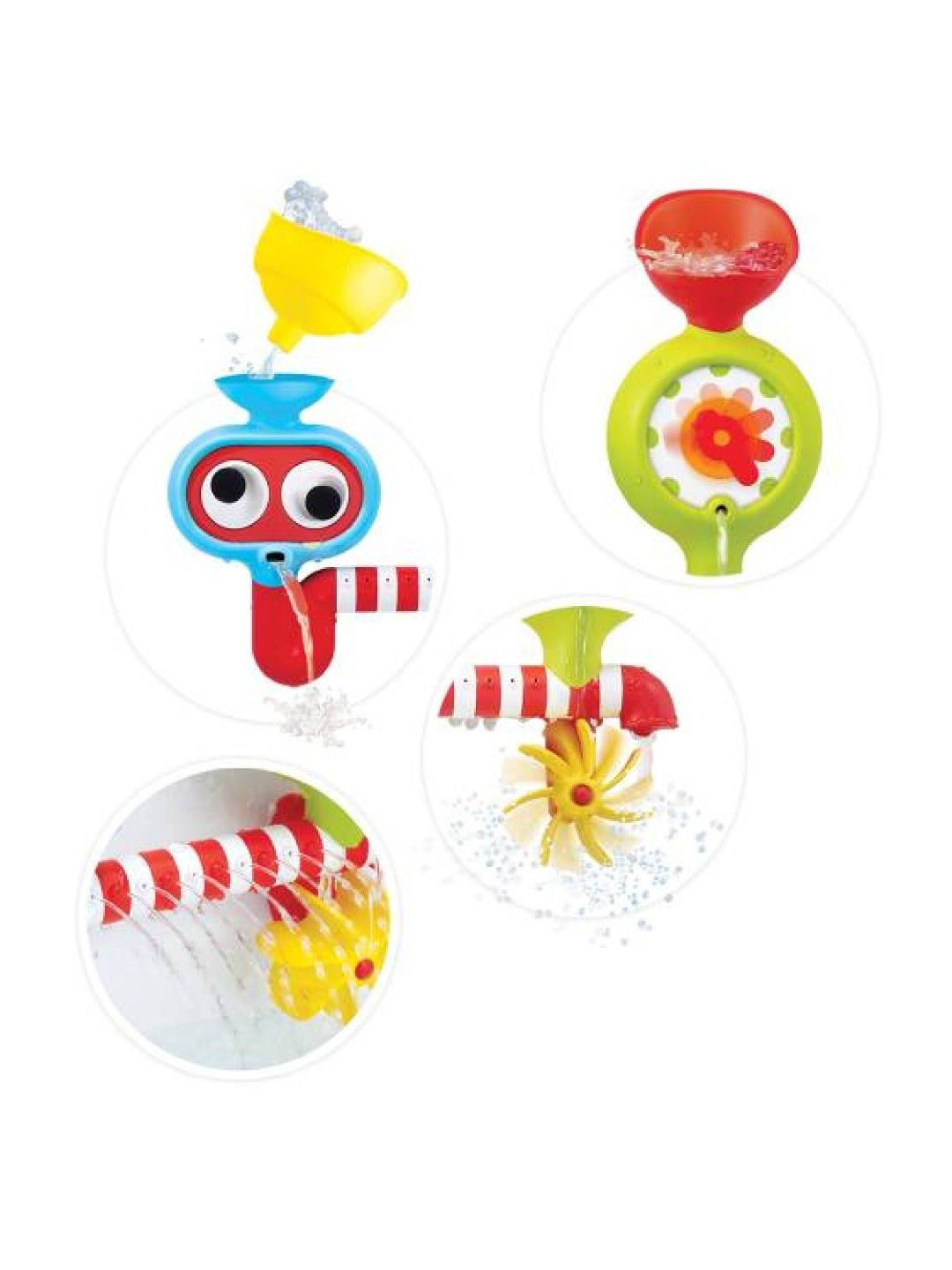 Yookidoo Spin N' Sprinkle - Bath Toy Water Lab (No Color- Image 3)