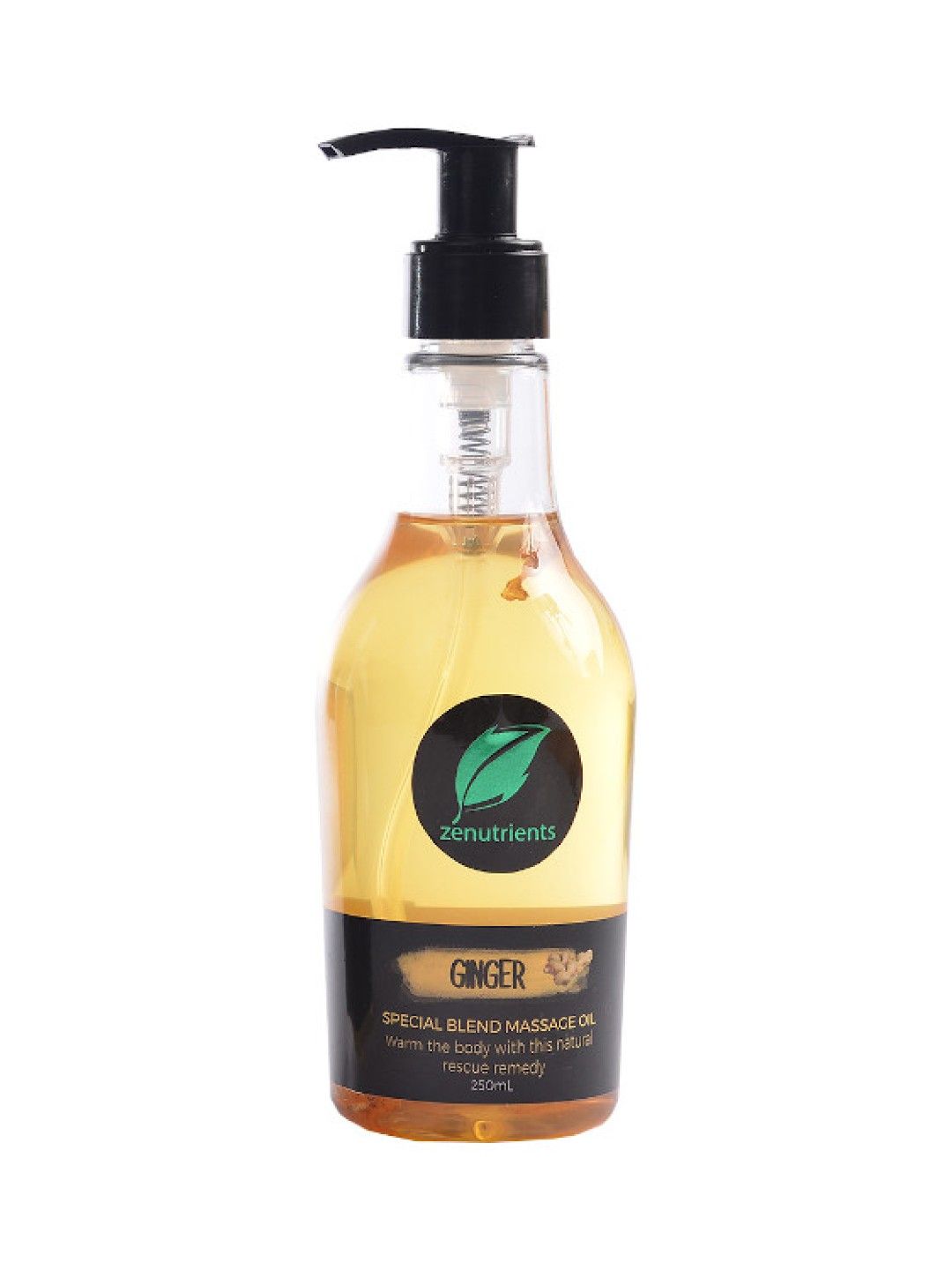 Zenutrients Ginger Special Blend Massage Oil (250ml) (No Color- Image 1)
