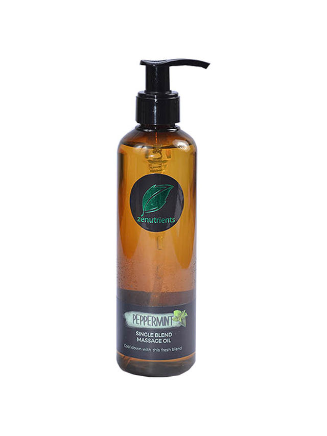 Zenutrients Peppermint Single Blend Massage Oil (250ml)