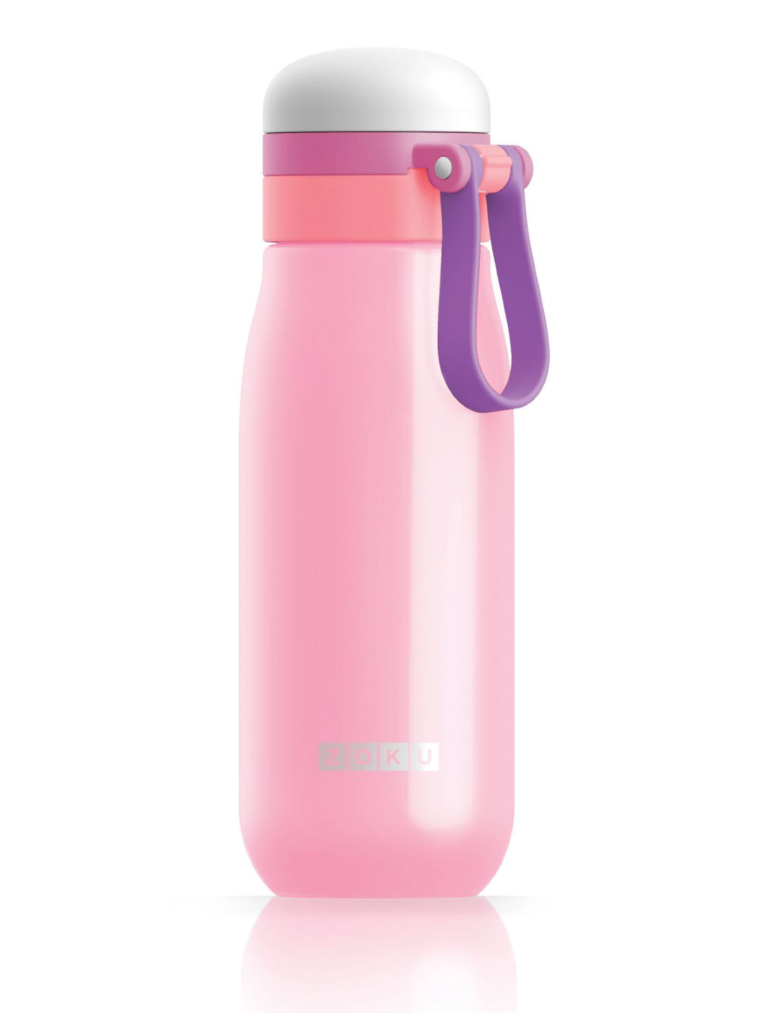 Zoku Ultralight Stainless Steel Bottle (Pink- Image 2)