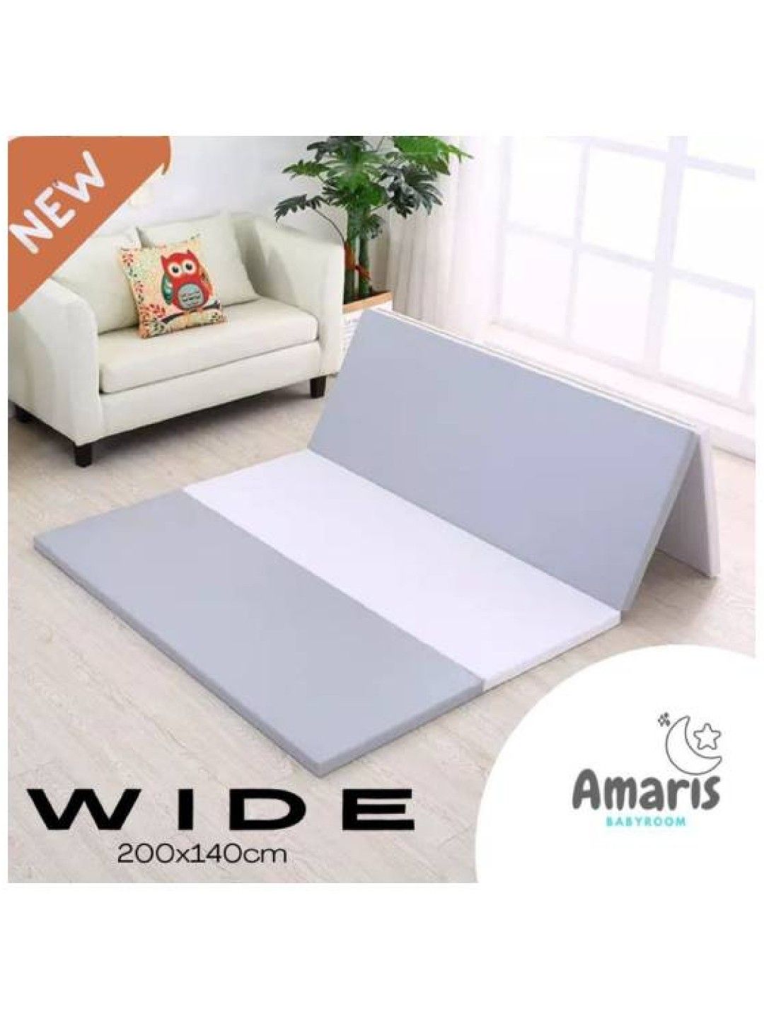 QT Hub Amaris Wide Mat (5cm thickness) (No Color- Image 2)