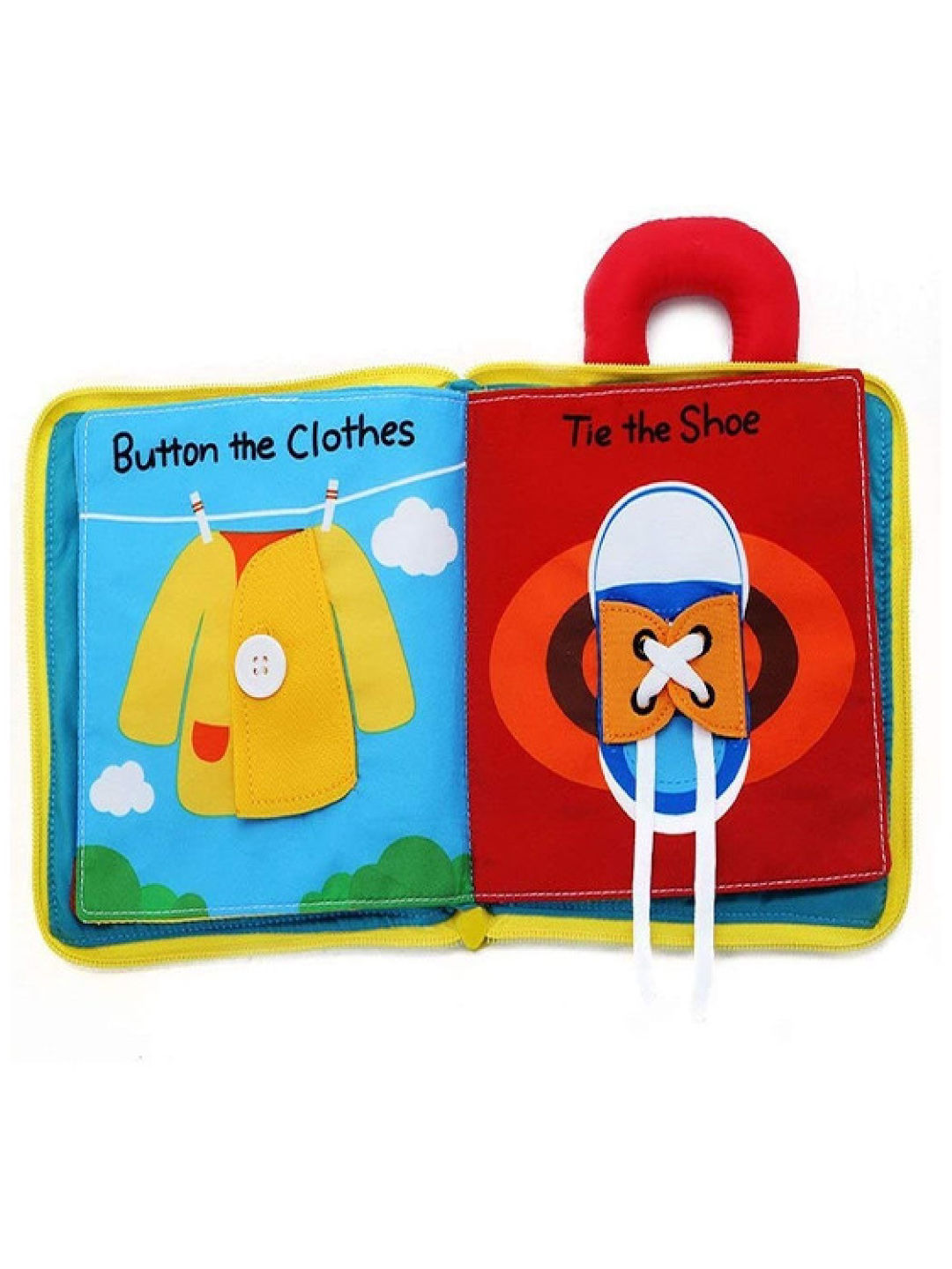 Beiens 3D Cloth Book - Daily Activities (No Color- Image 1)
