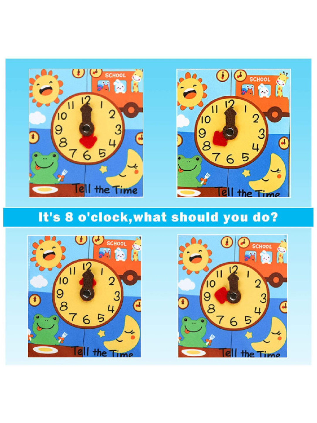 Beiens 3D Cloth Book - Daily Activities (No Color- Image 4)