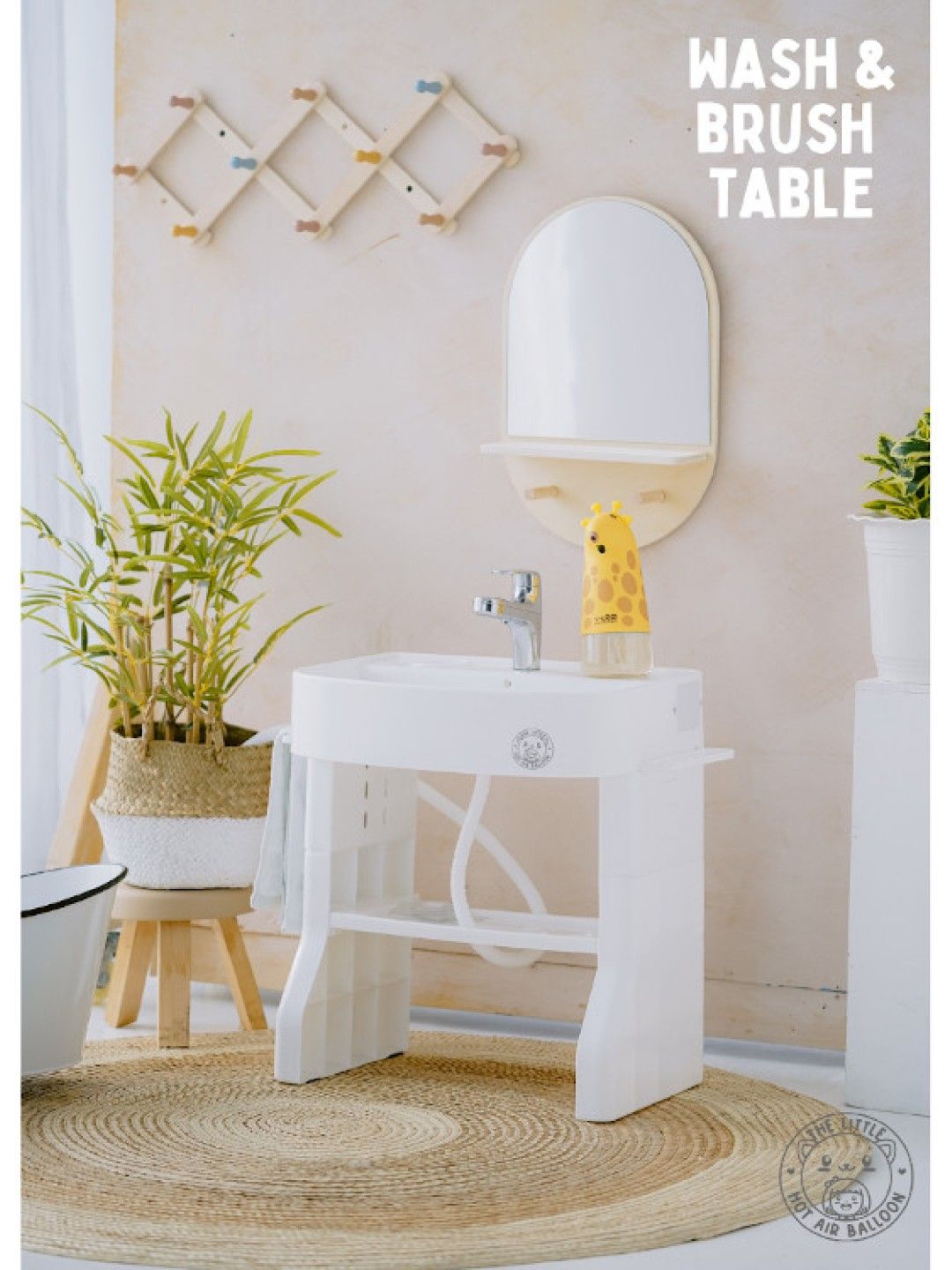 The Little Hot Air Balloon Wash and Brush Table (No Color- Image 2)