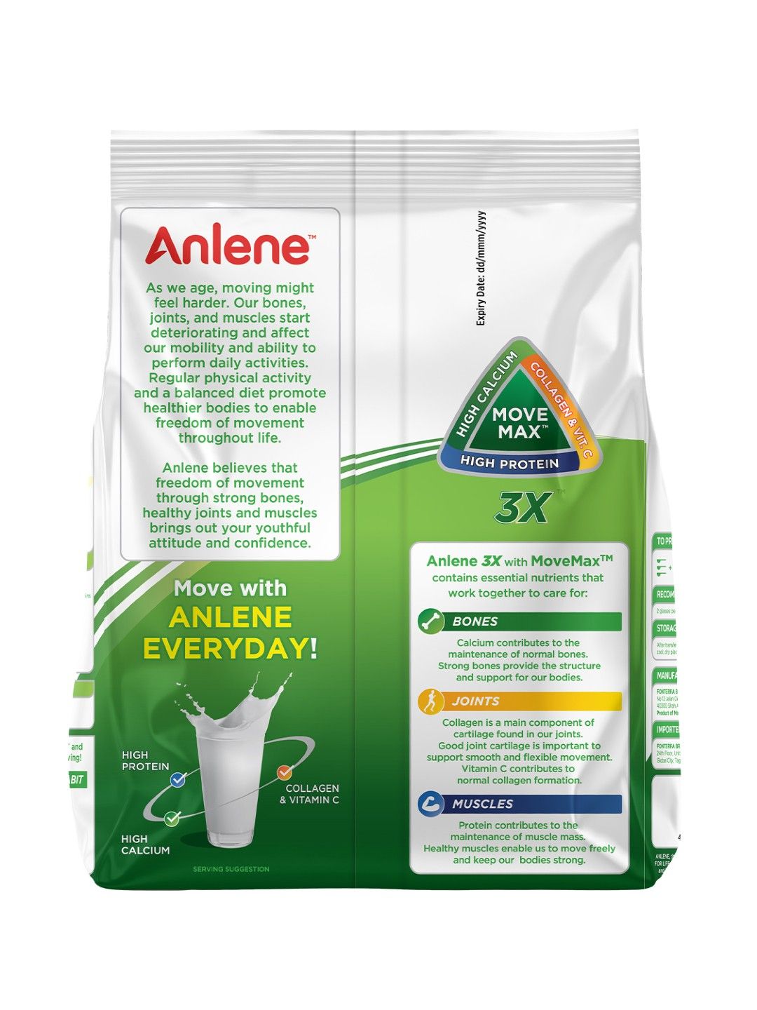 Anlene Anlene 3X Plain (990g) (No Color- Image 4)