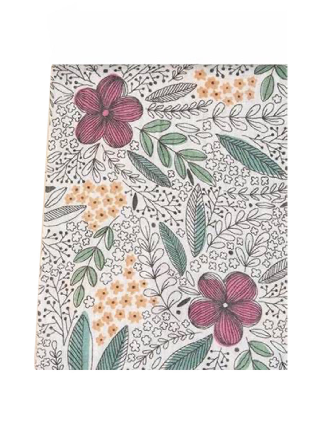 Happy Flute Floral Muslin Swaddle (No Color- Image 1)