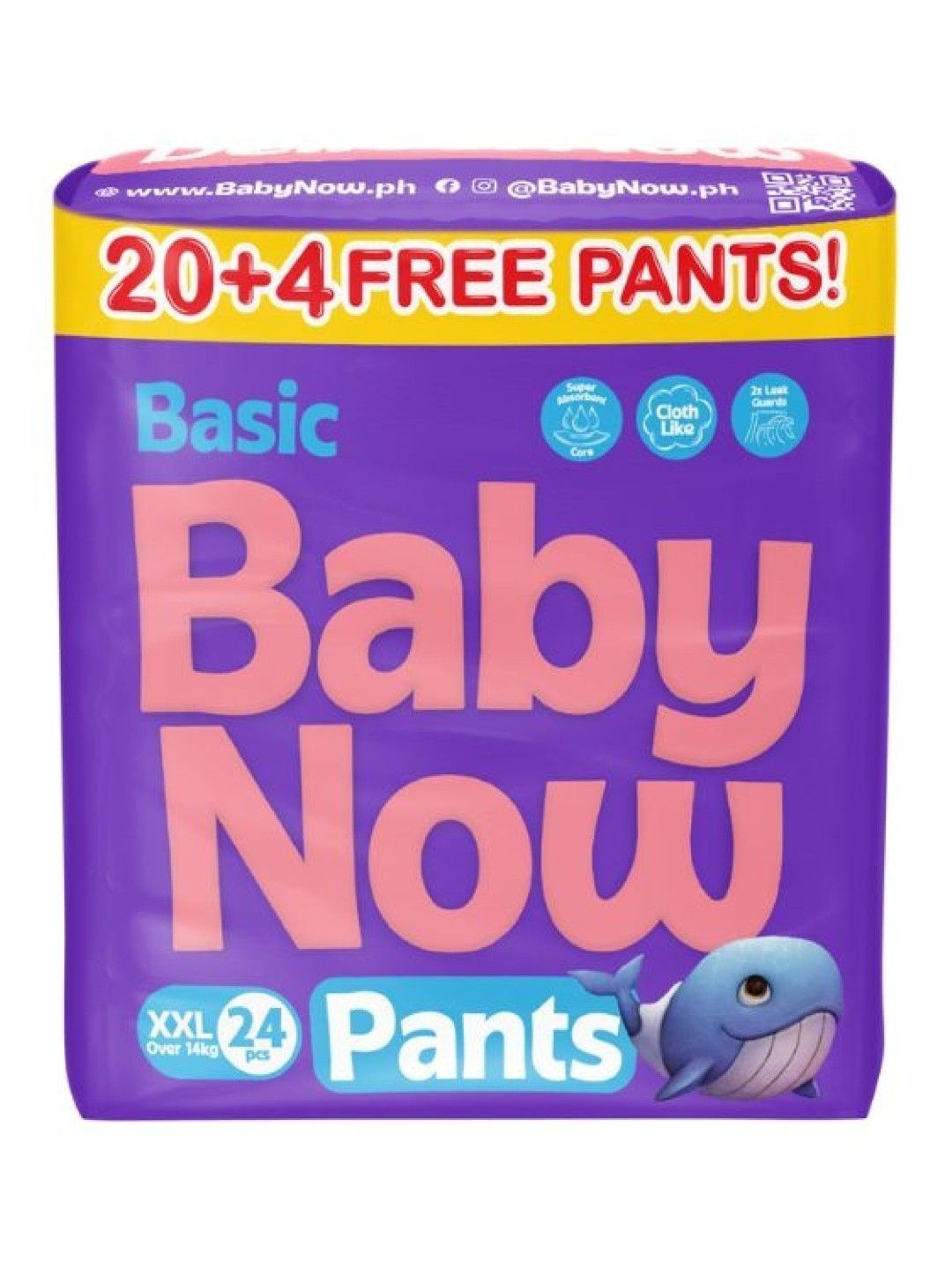 Baby Now Basic Pants XXL (24 pcs) [Expiry: Jan 2025]