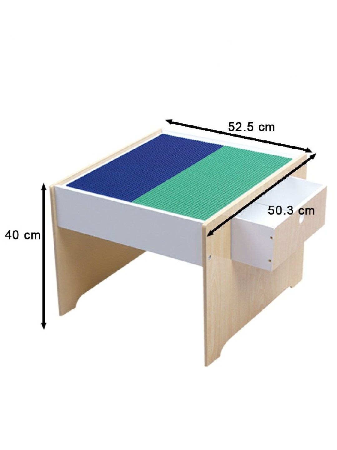 Harper & Chase Wooden Lego Table (No Color- Image 3)