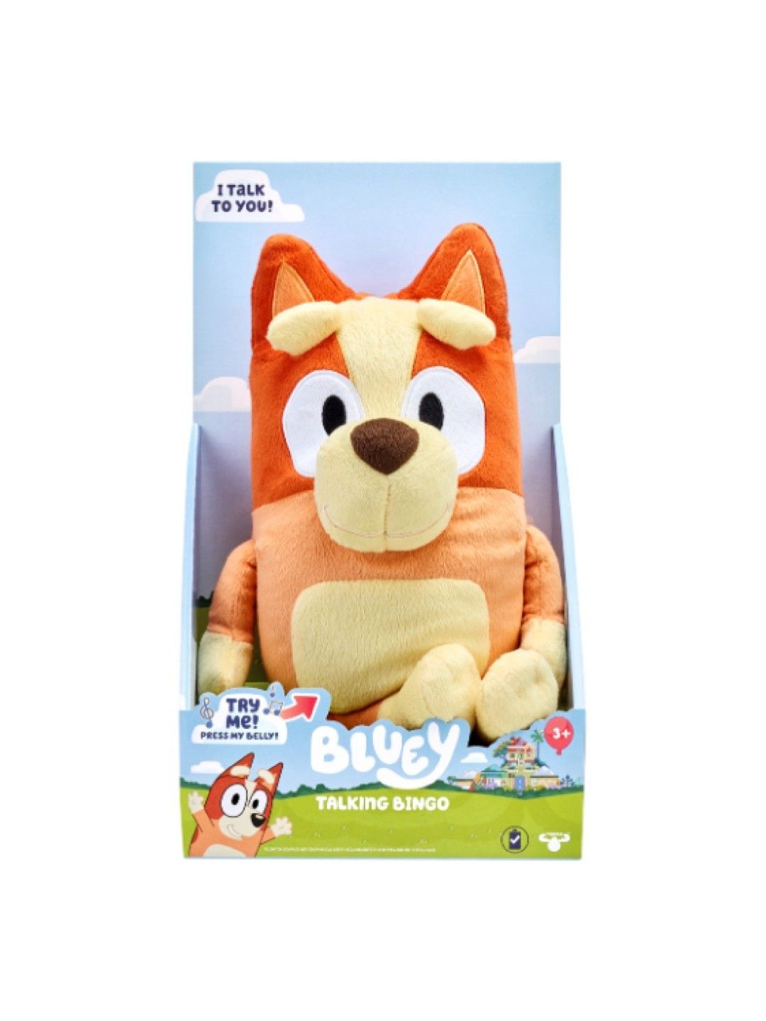 Bluey S5 Sound Effects Plush - Bingo (No Color- Image 4)