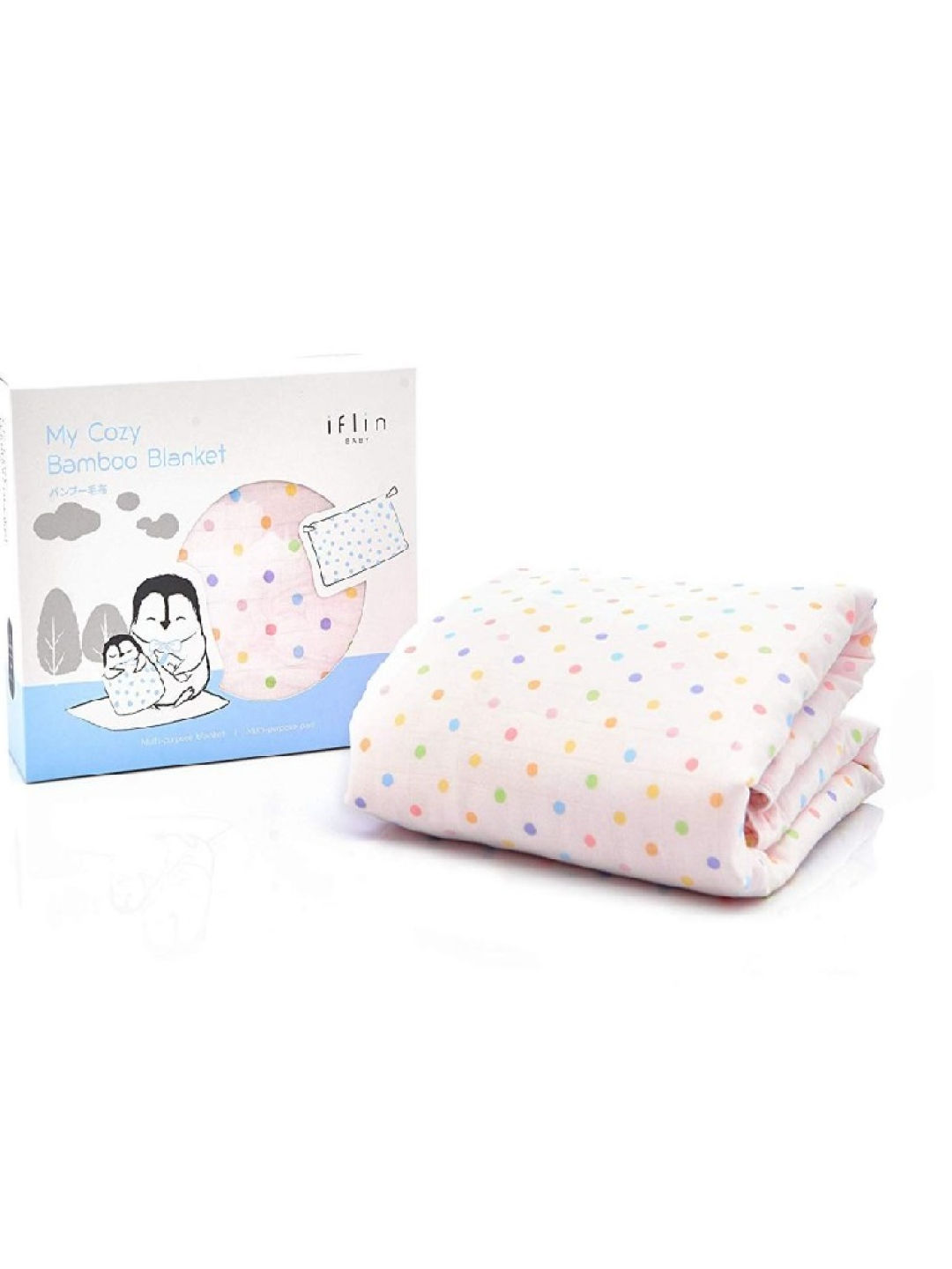 Iflin Baby My Cozy Bamboo Baby Blanket