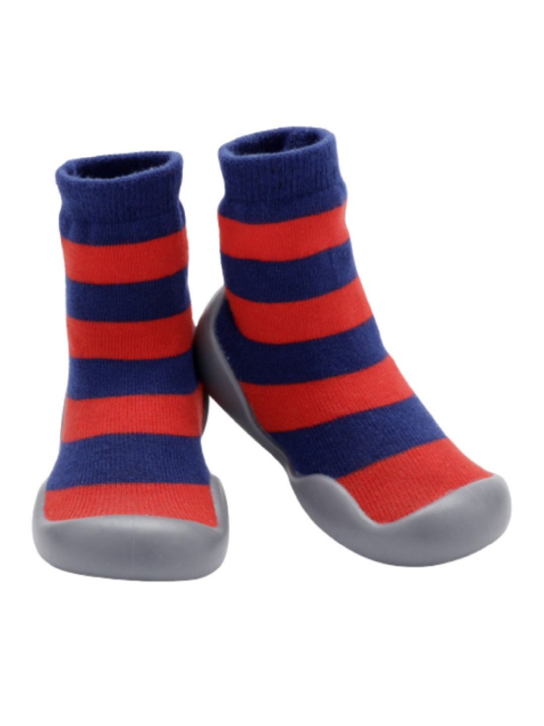 Little Steps Walking Shoes in Stripes (Blue/Red- Image 2)