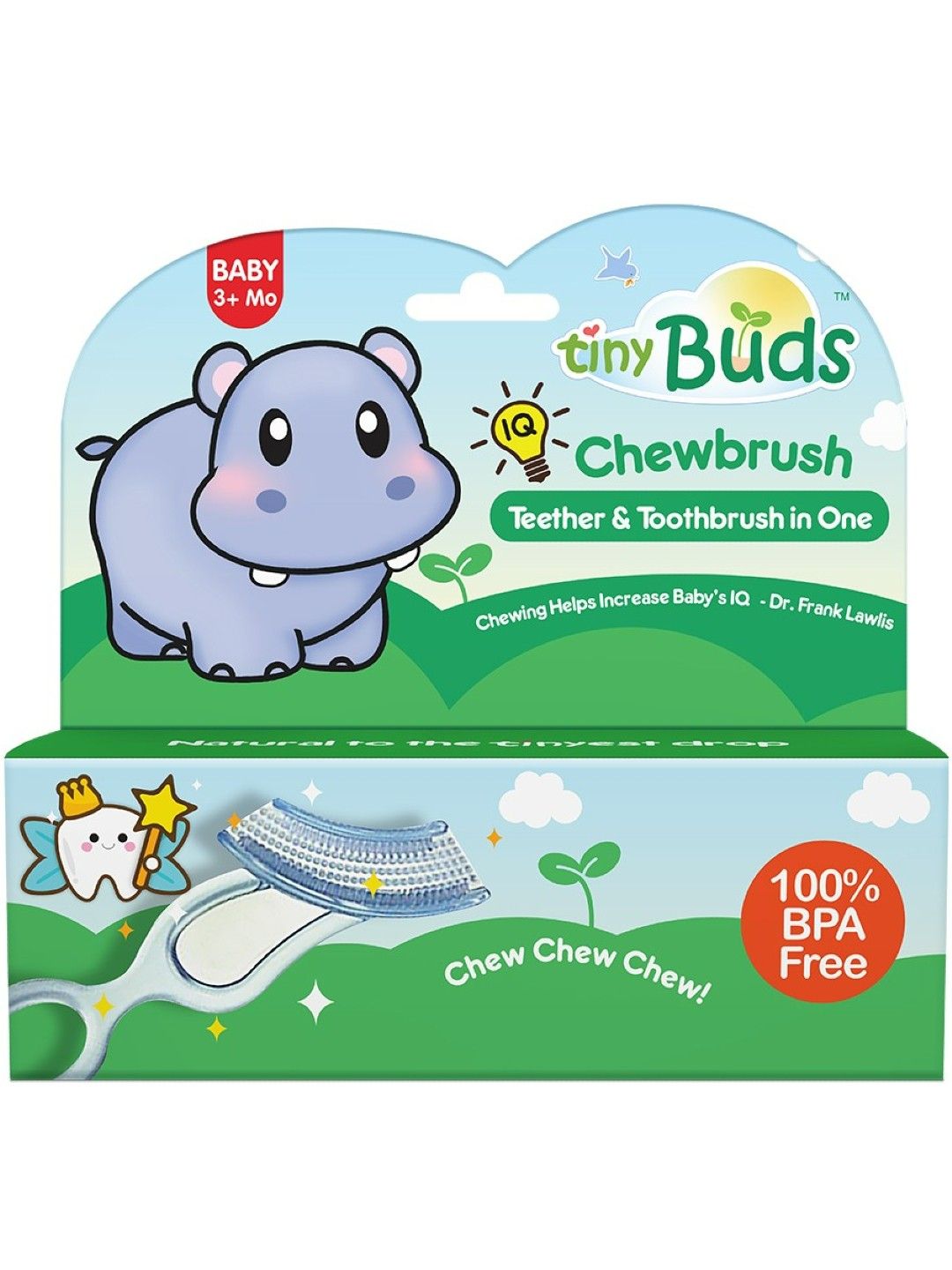 Tiny Buds Tiny Chewbrush Teething Toothbrush (No Color- Image 1)